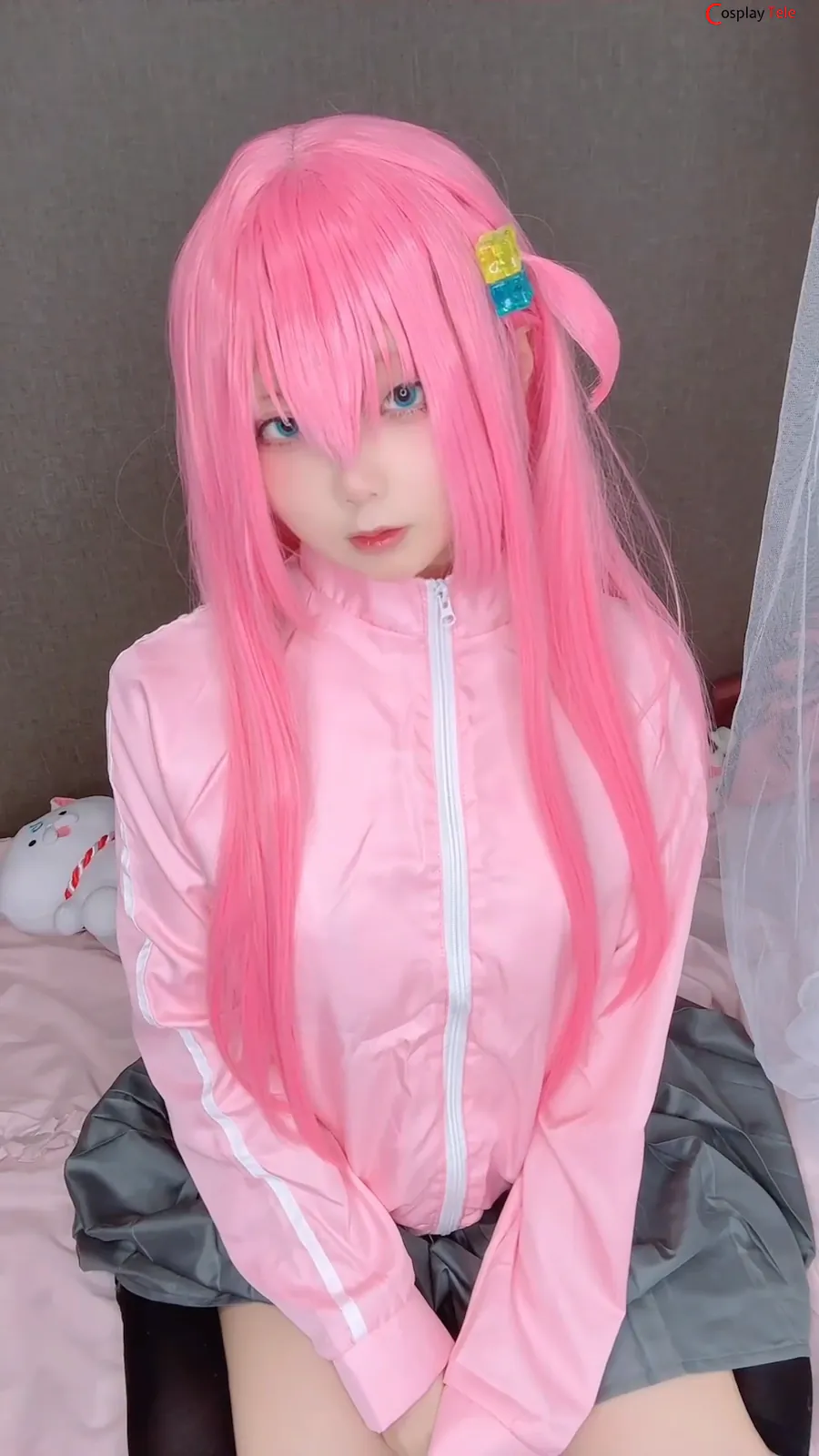 Unknown Cosplayer cosplay Bocchi – Bocchi The Rock “21 photos and 1 video” 第1张图