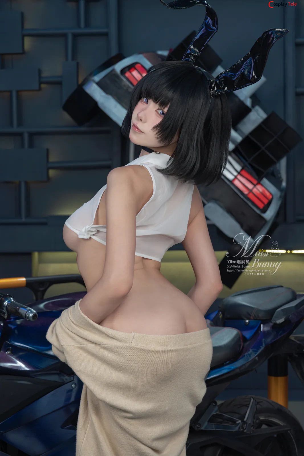 咬一口兔娘ovo (Yaokoututu) – Cyber ​​​​Reverse JK “92 photos and 3 videos” 第35张图