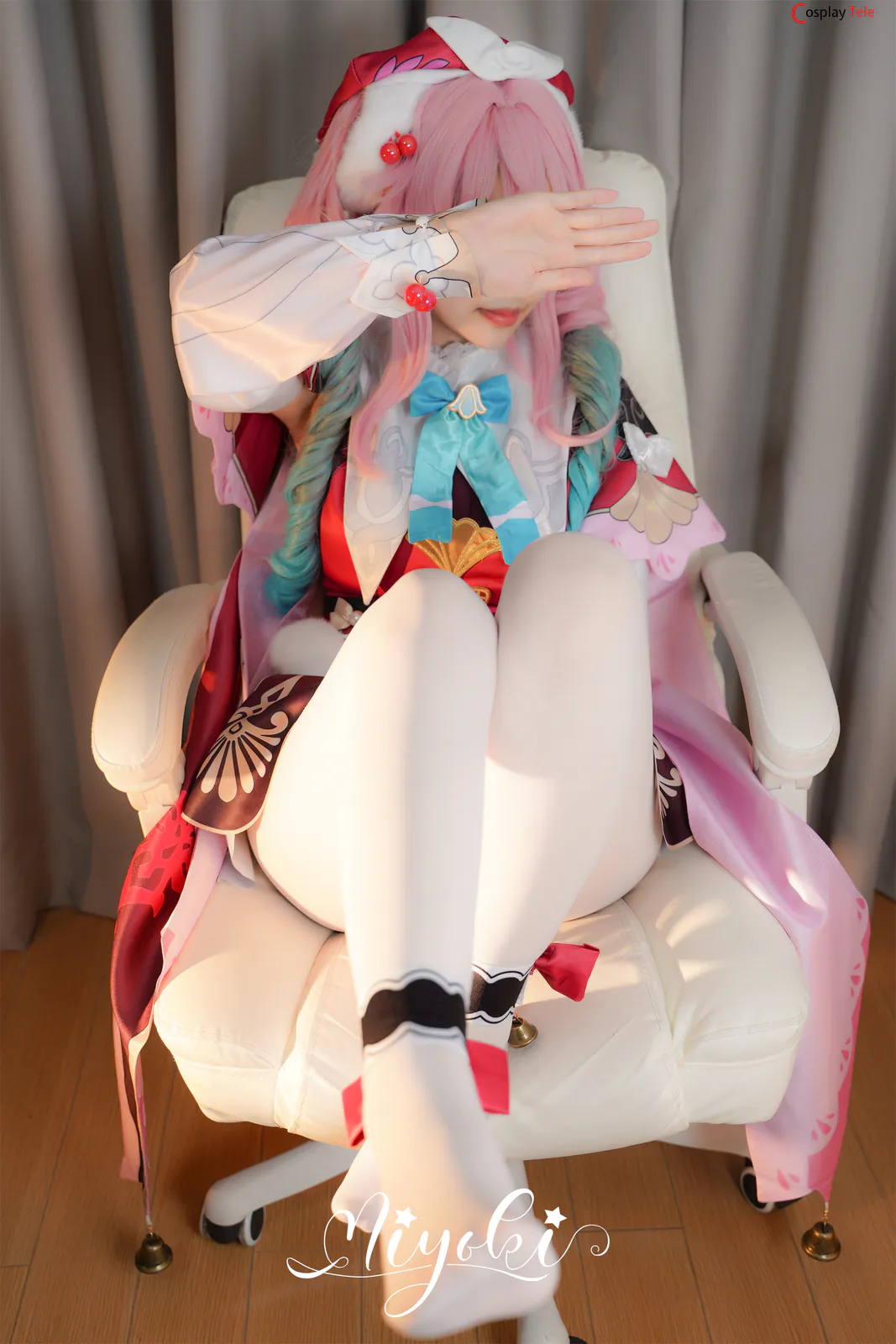 铃木美咲 (Misaki Suzuki) cosplay Hyacine – Honkai:Star Rail “21 photos and 1 video” 第13张图