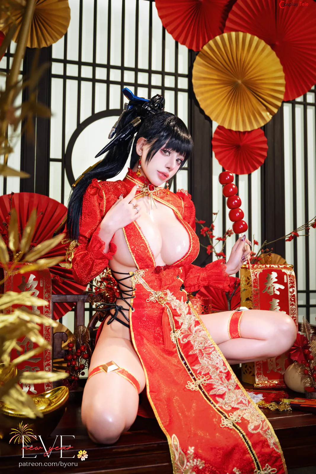 Byoru (ビョル) cosplay Eve Qipao – Stellar Blade “59 photos and 19 videos” 第10张图
