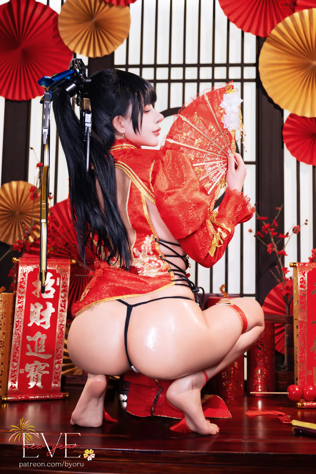 Byoru (ビョル) cosplay Eve Qipao – Stellar Blade “59 photos and 19 videos” 第17张图