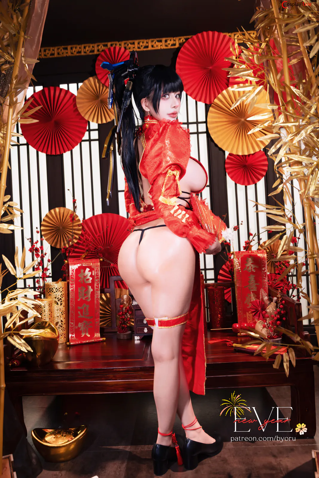 Byoru (ビョル) cosplay Eve Qipao – Stellar Blade “59 photos and 19 videos” 第18张图