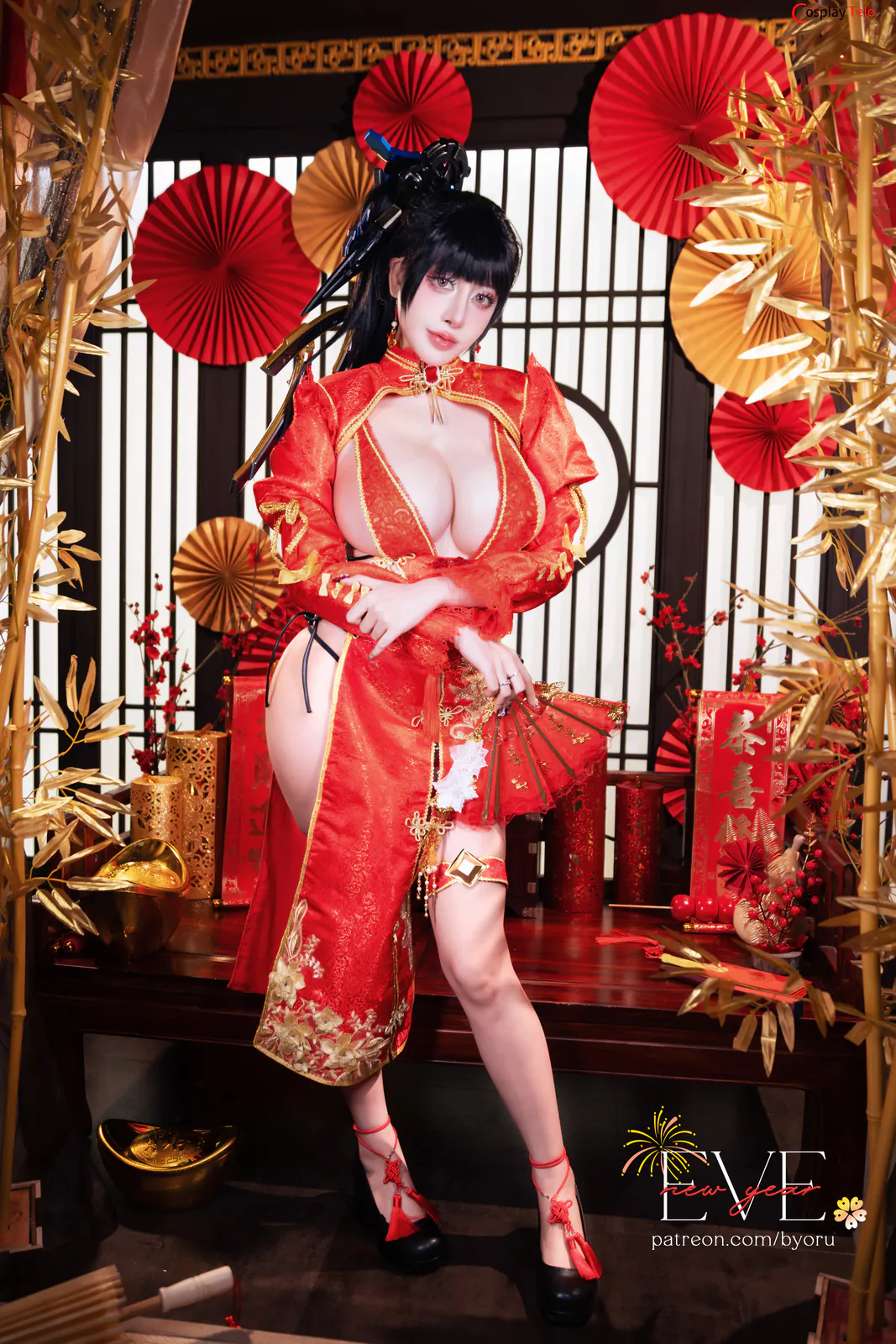 Byoru (ビョル) cosplay Eve Qipao – Stellar Blade “59 photos and 19 videos” 第23张图