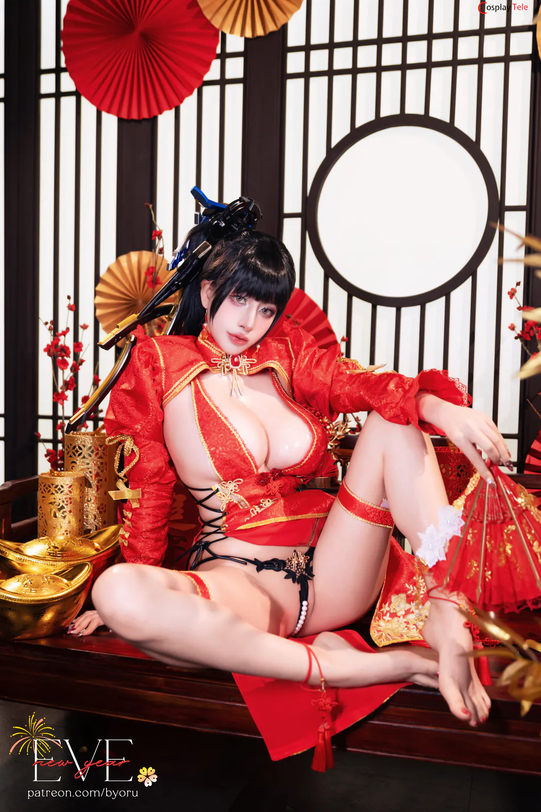 Byoru (ビョル) cosplay Eve Qipao – Stellar Blade “59 photos and 19 videos” 第6张图