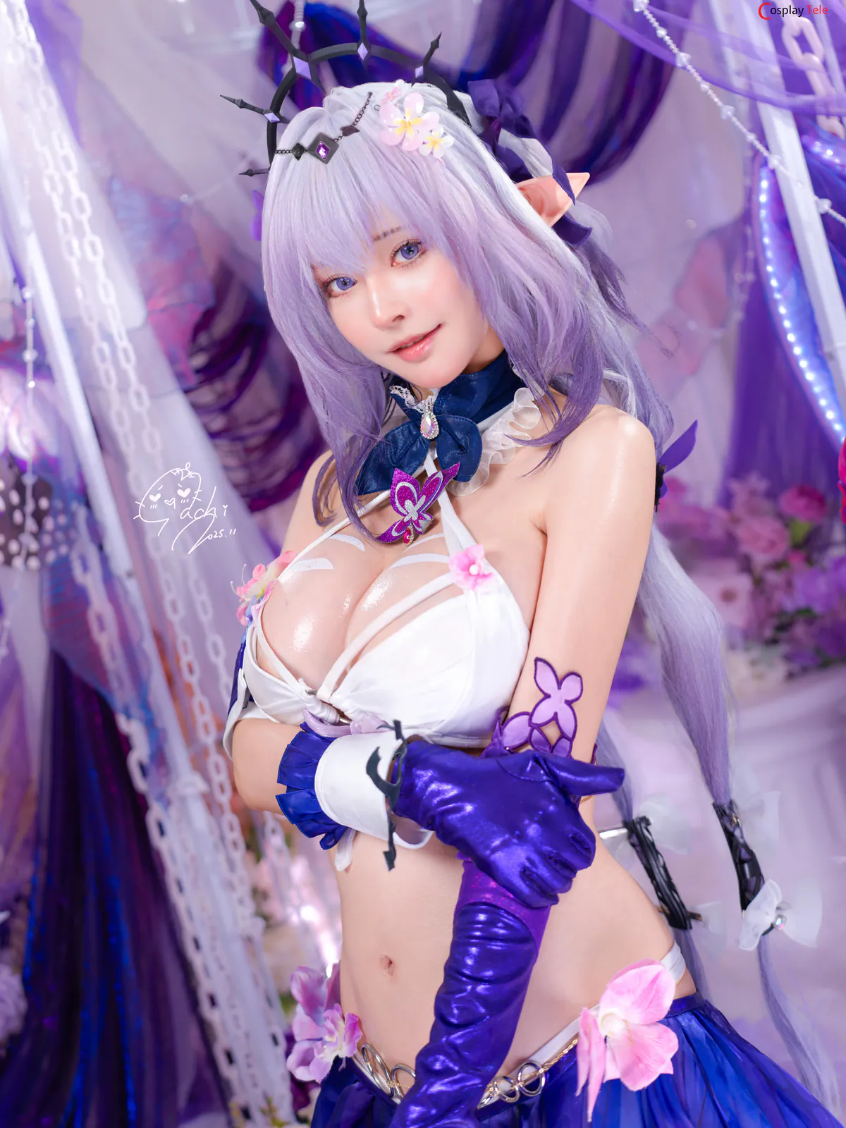 Machi馬吉 cosplay Castorice Swimsuit – Honkai:Star Rail “131 photos” 第16张图