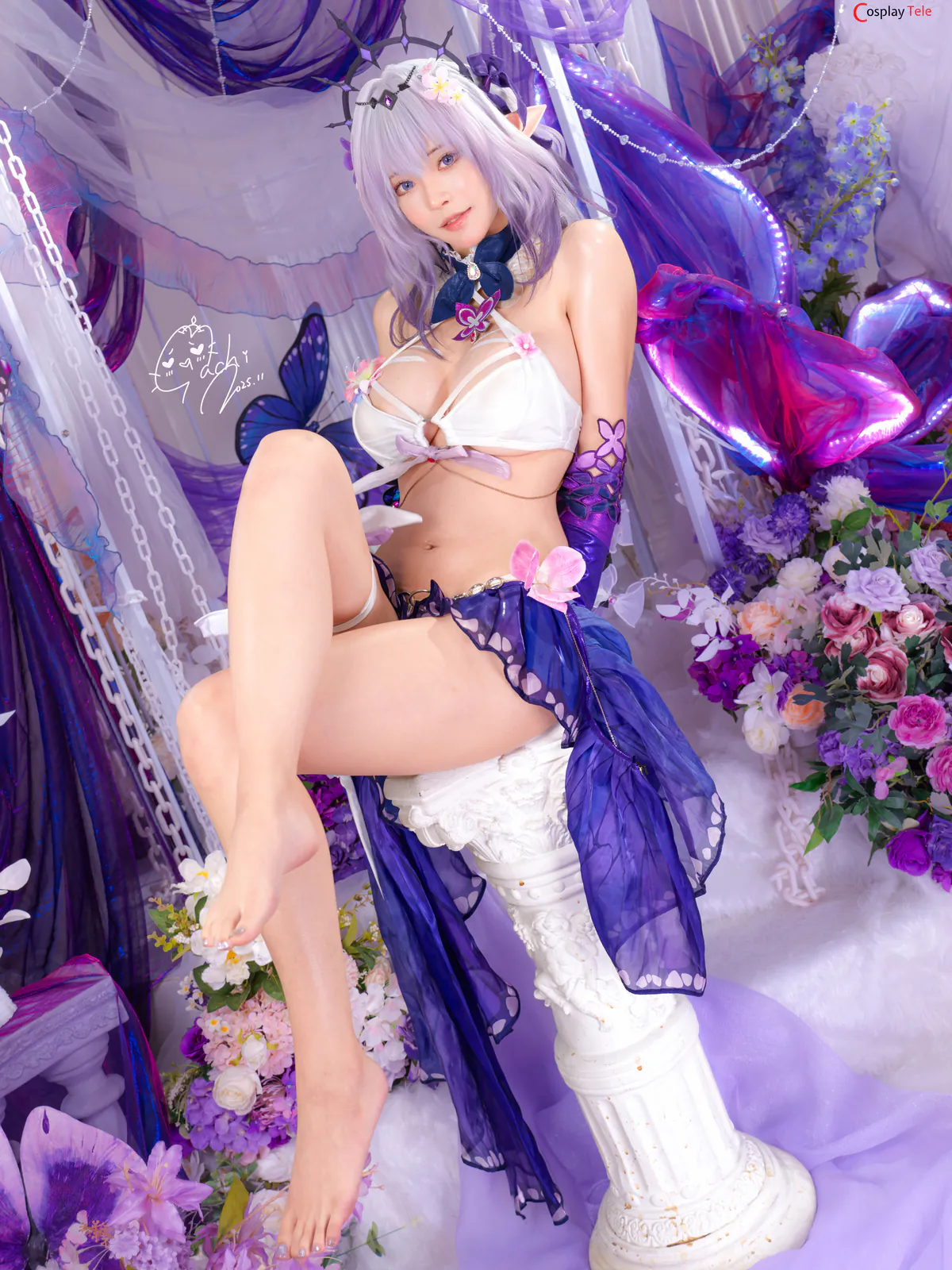 Machi馬吉 cosplay Castorice Swimsuit – Honkai:Star Rail “131 photos” 第47张图