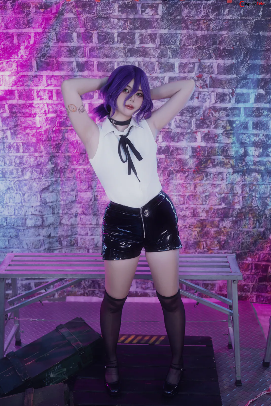 Miinmeow cosplay Reze – Chainsaw Man “49 photos” 第2张图