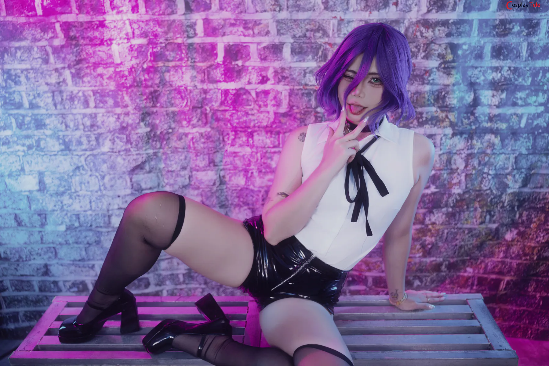 Miinmeow cosplay Reze – Chainsaw Man “49 photos” 第6张图