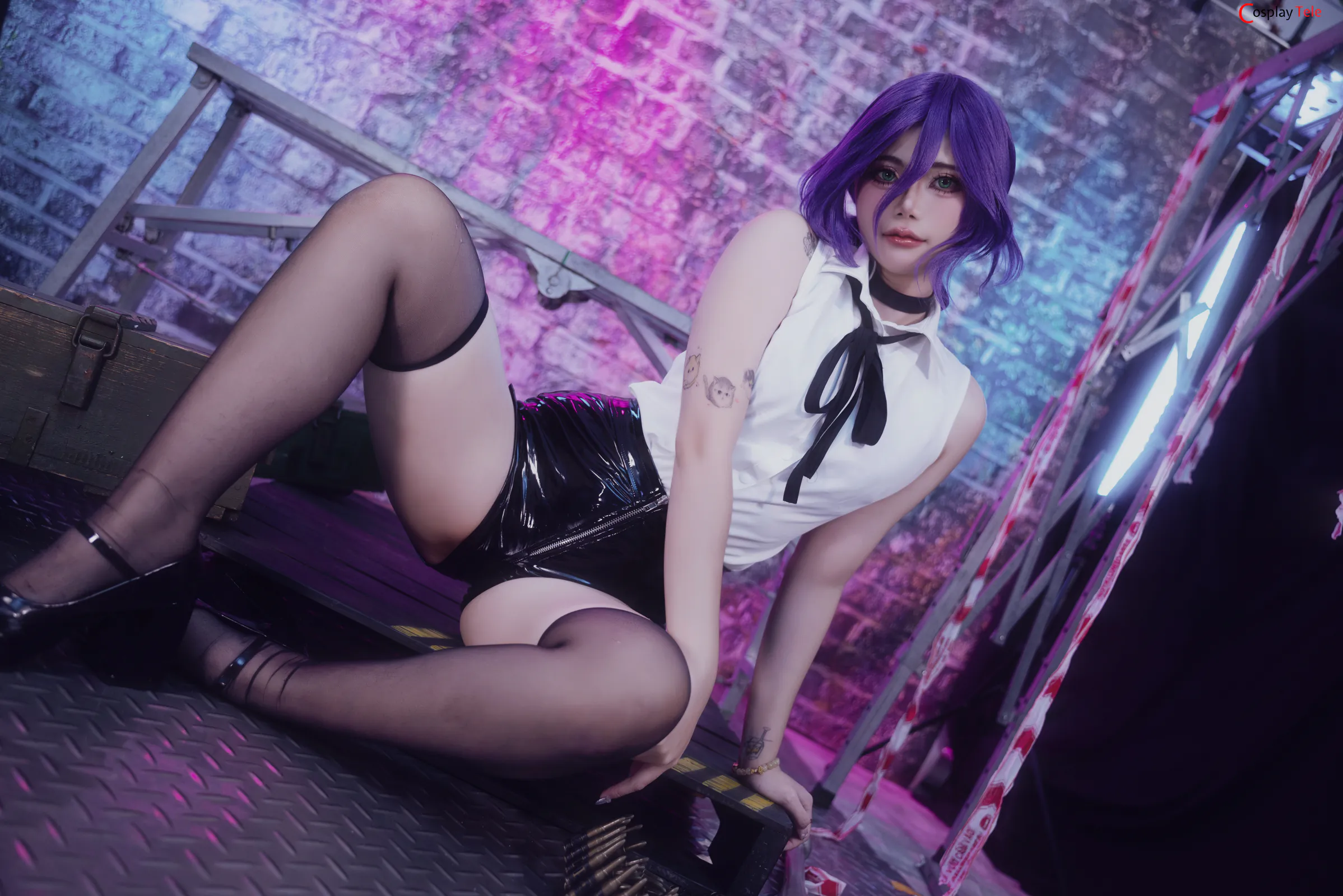 Miinmeow cosplay Reze – Chainsaw Man “49 photos” 第9张图