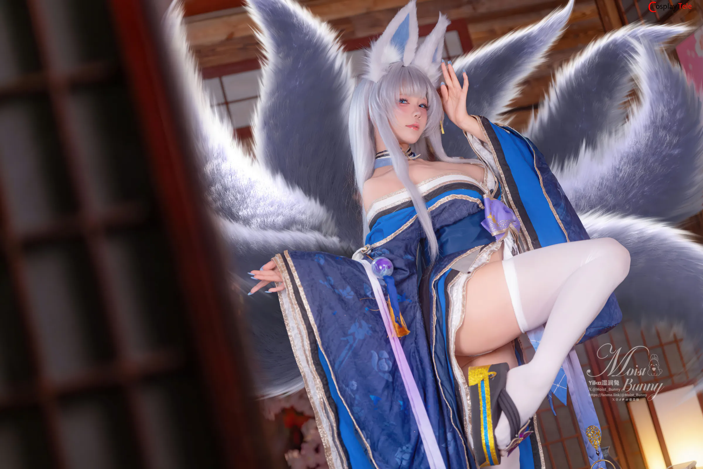 咬一口兔娘ovo (Yaokoututu) cosplay Shinano – Azur Lane “111 photos and 2 videos” 第10张图