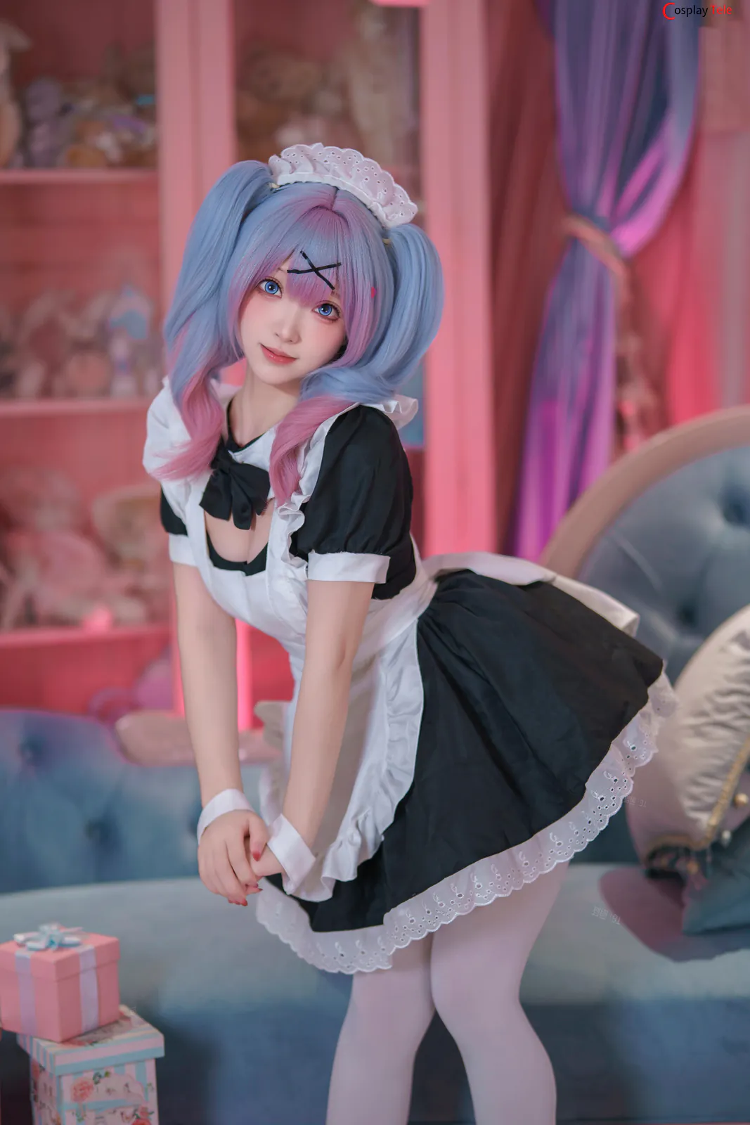 Bangni邦尼 cosplay Hatsune Miku Rabbit Hole Maid “82 photos and 10 videos” 第1张图