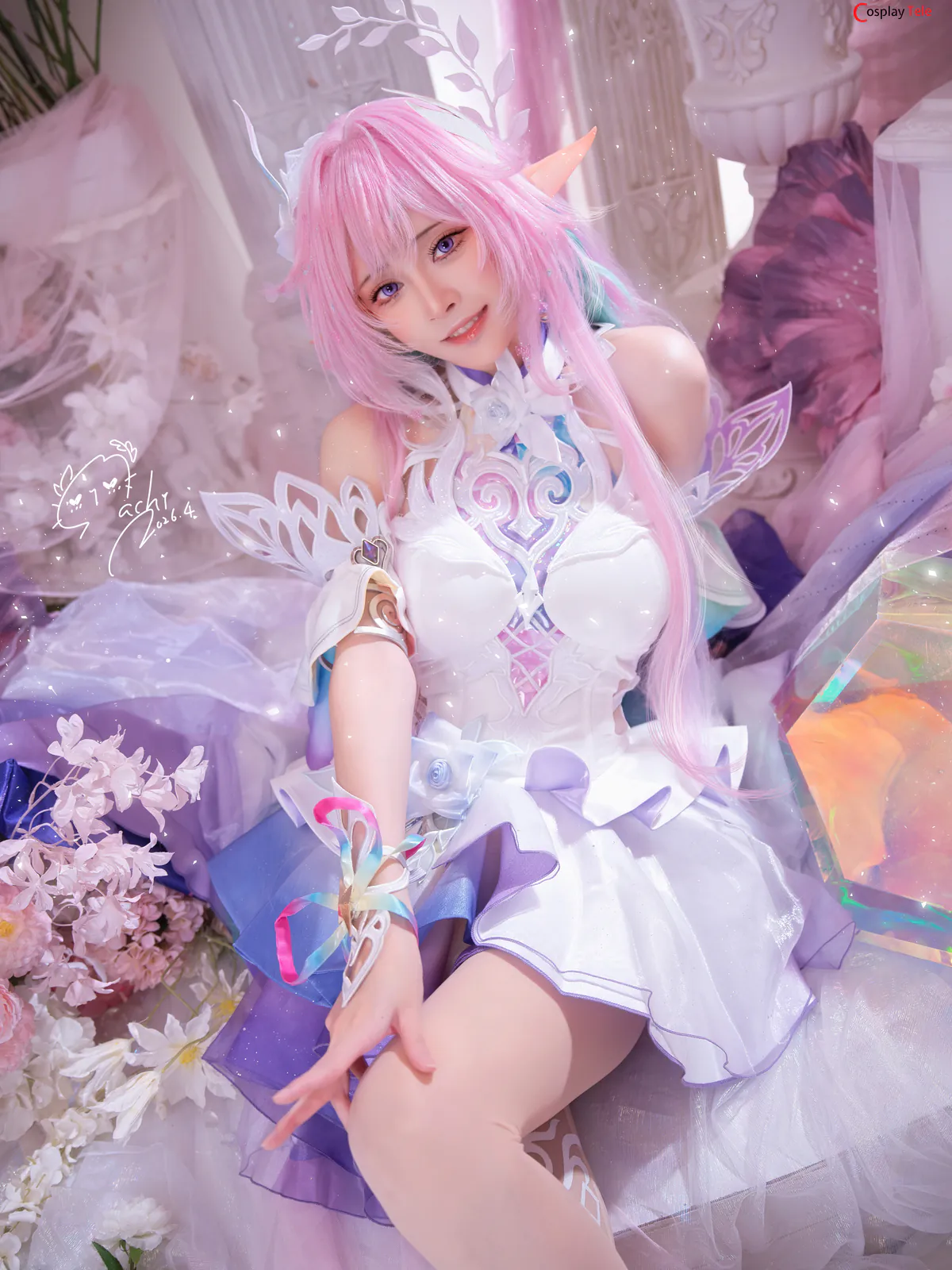 Machi馬吉 cosplay Cyrene – Honkai:Star Rail “104 photos and 1 video” 第17张图