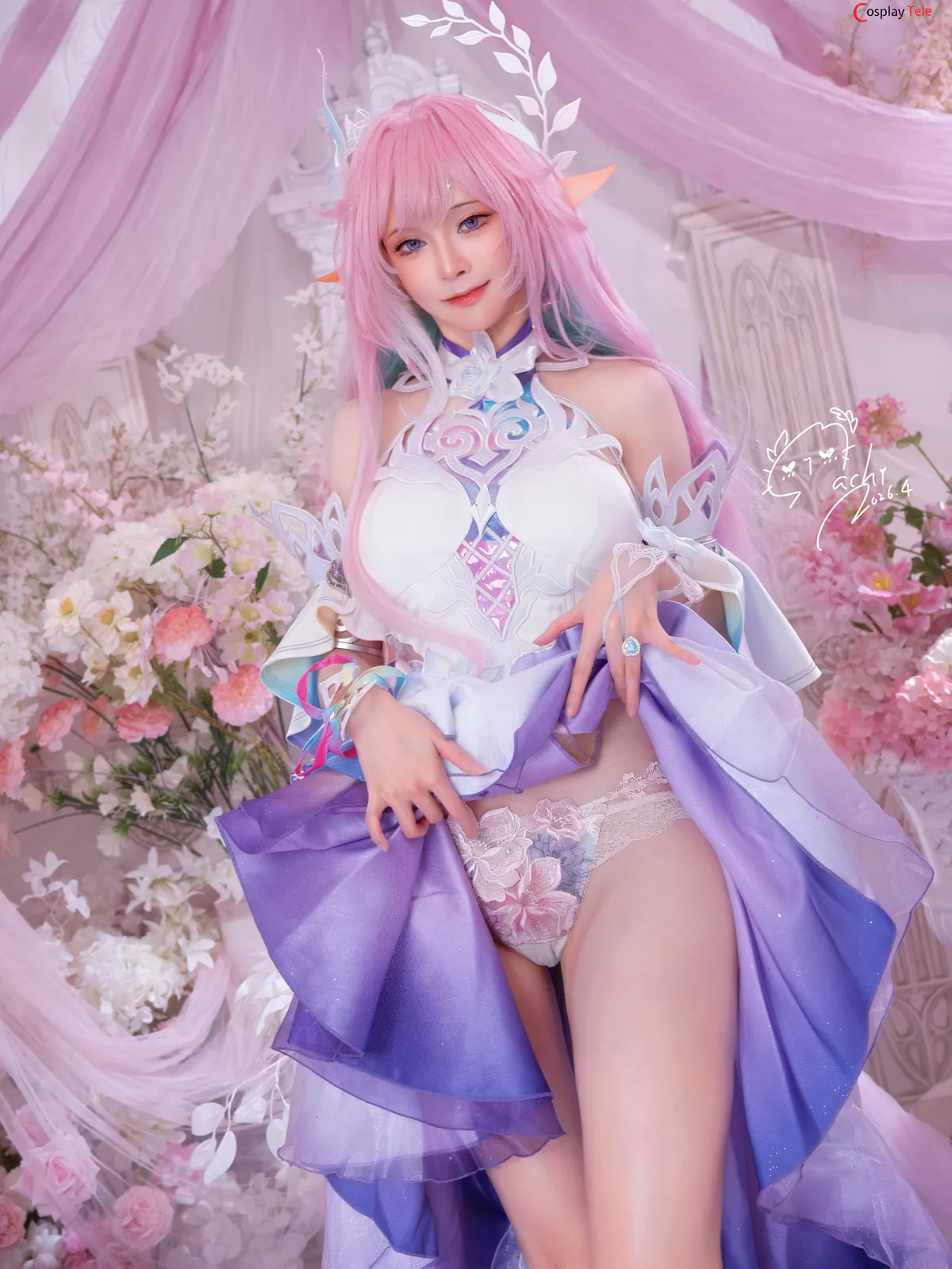 Machi馬吉 cosplay Cyrene – Honkai:Star Rail “104 photos and 1 video” 第42张图