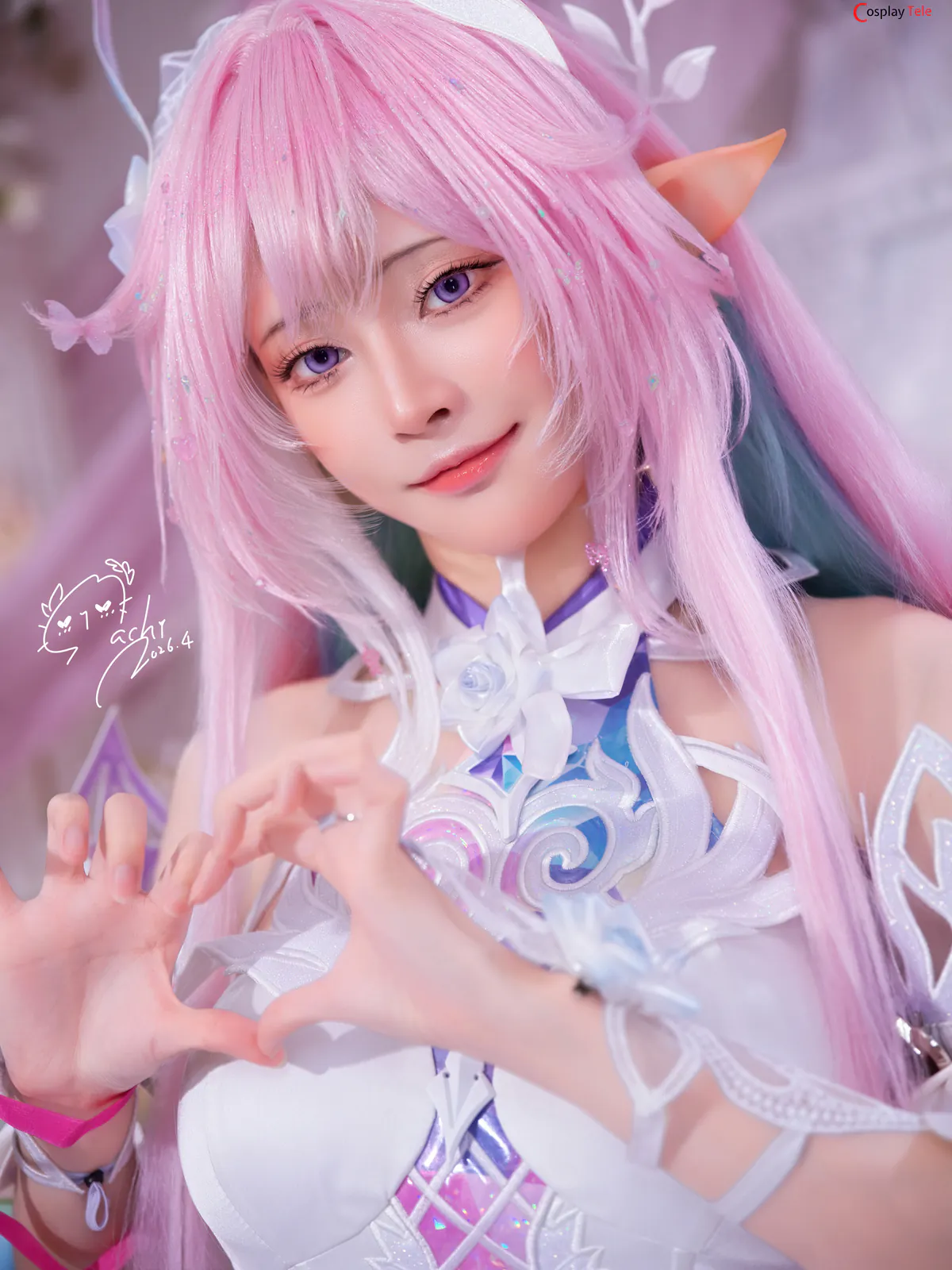 Machi馬吉 cosplay Cyrene – Honkai:Star Rail “104 photos and 1 video” 第4张图