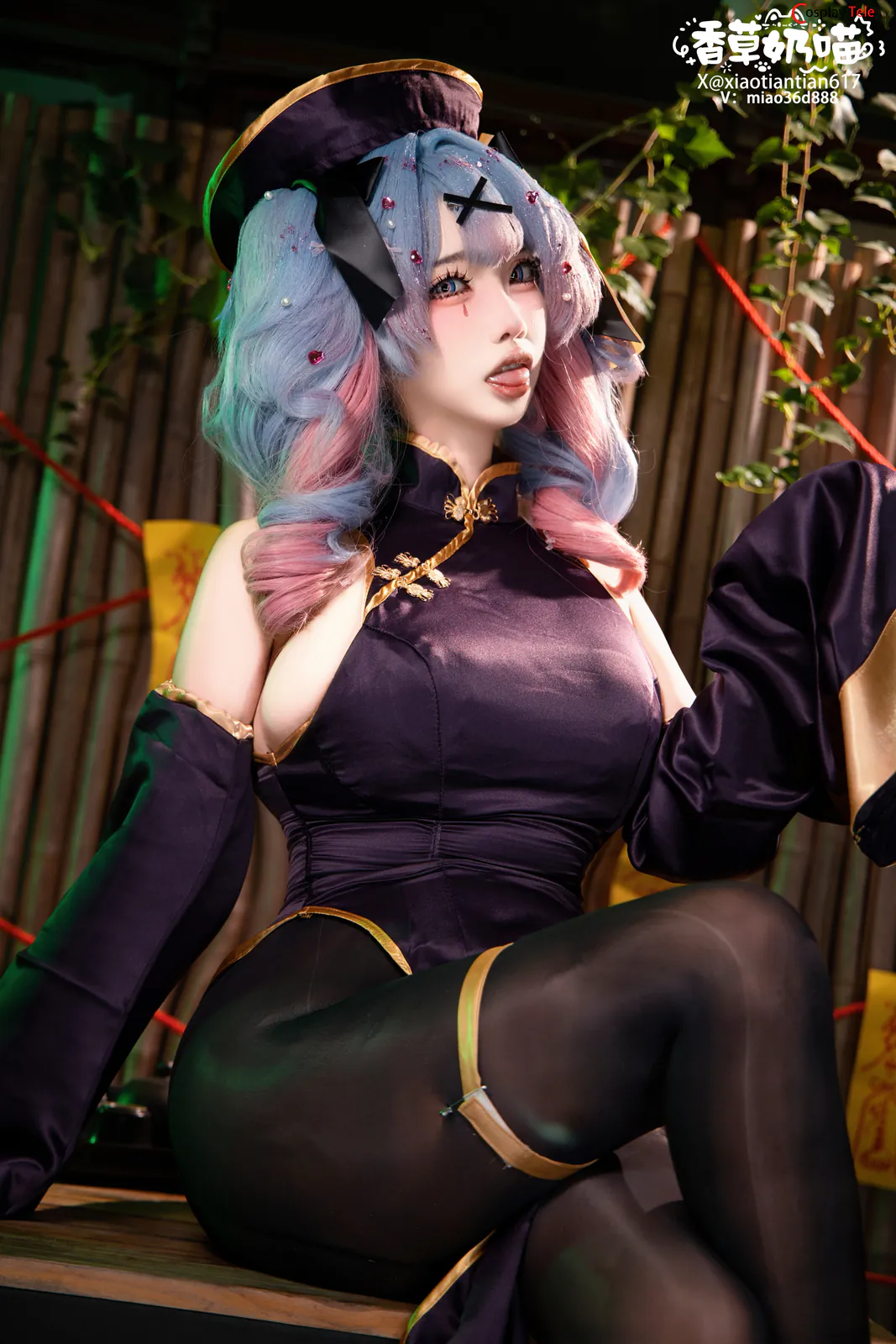 筱田甜 (xiaotiantian617) cosplay Hatsune Miku Rabbit Hole Maid “122 photos and 28 videos” 第17张图
