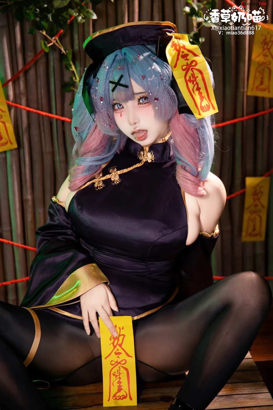 筱田甜 (xiaotiantian617) cosplay Hatsune Miku Rabbit Hole Maid “122 photos and 28 videos” 第27张图