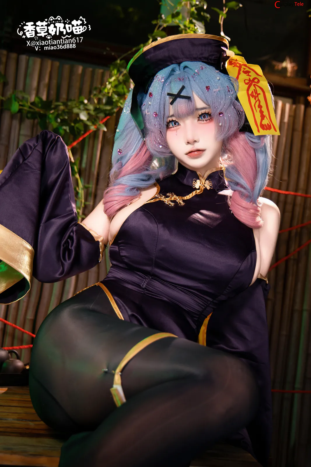 筱田甜 (xiaotiantian617) cosplay Hatsune Miku Rabbit Hole Maid “122 photos and 28 videos” 第29张图