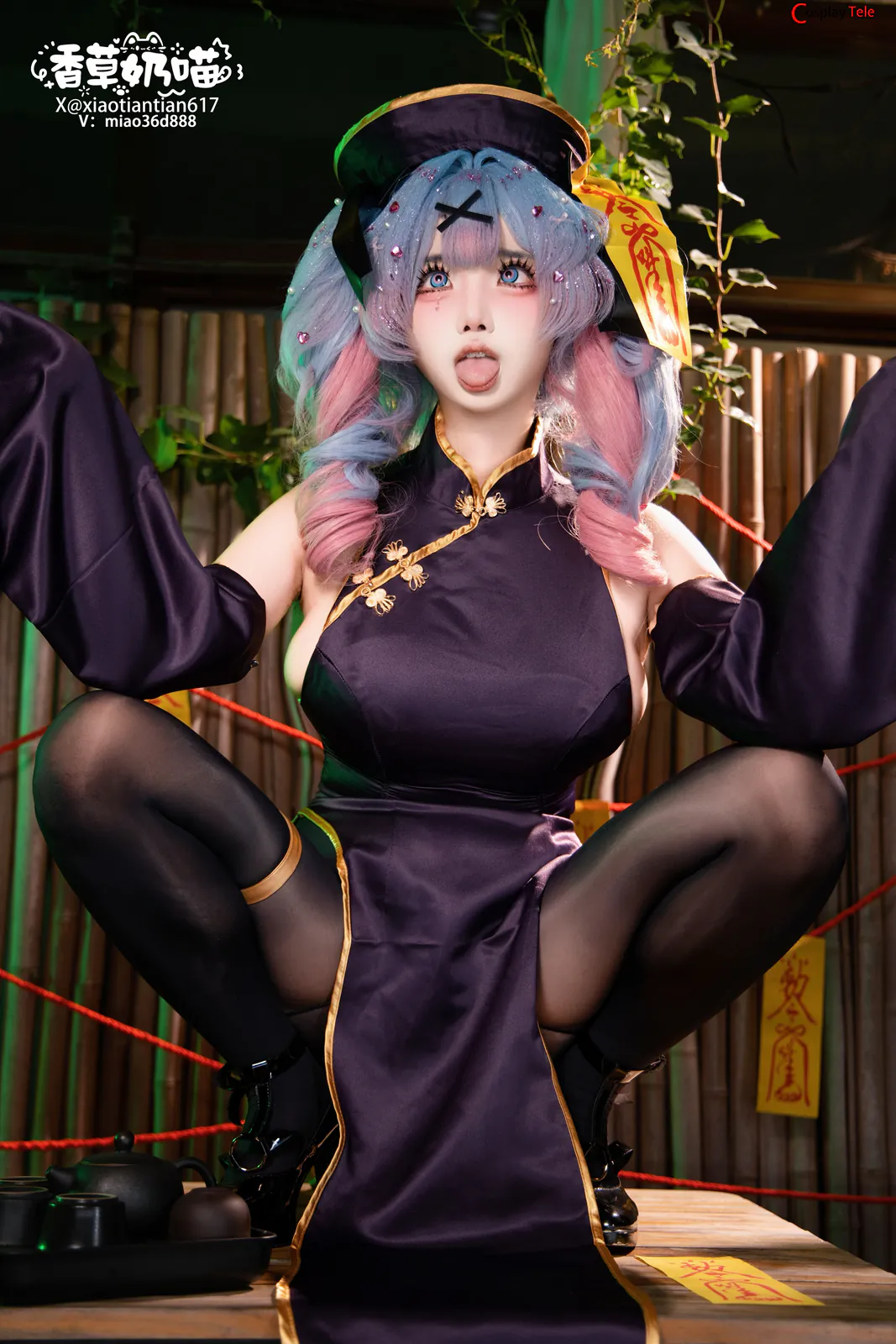 筱田甜 (xiaotiantian617) cosplay Hatsune Miku Rabbit Hole Maid “122 photos and 28 videos” 第36张图