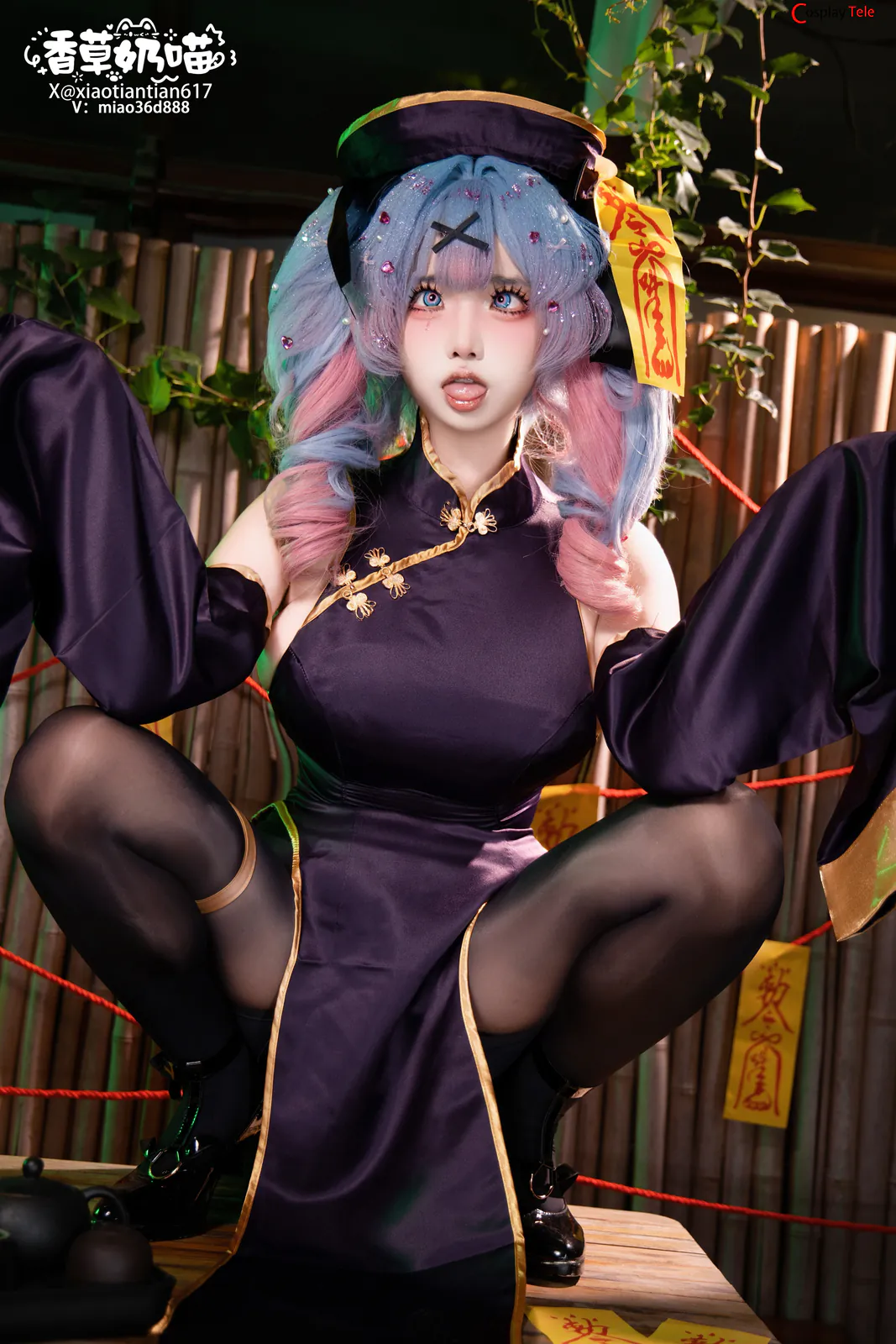 筱田甜 (xiaotiantian617) cosplay Hatsune Miku Rabbit Hole Maid “122 photos and 28 videos” 第9张图