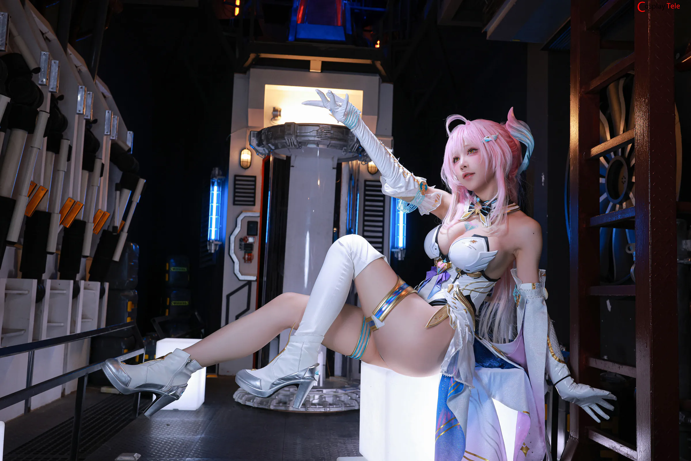 水淼Aqua cosplay Aemeath – Wuthering Waves “61 photos” 第11张图