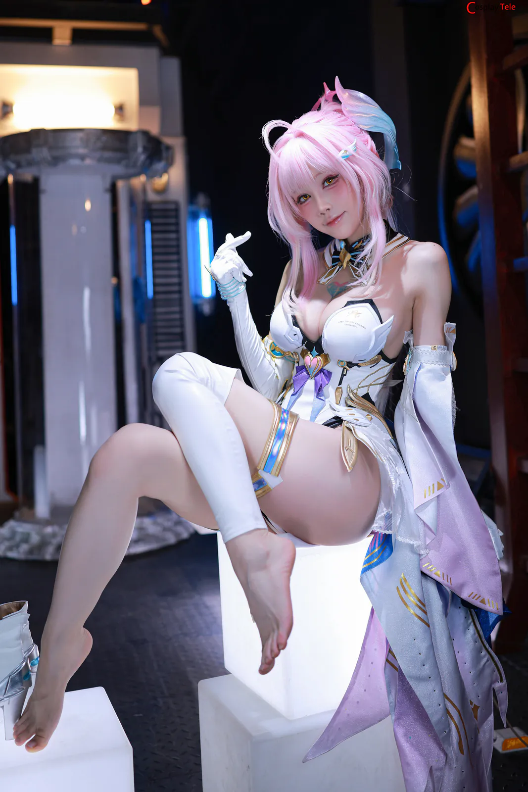 水淼Aqua cosplay Aemeath – Wuthering Waves “61 photos” 第15张图