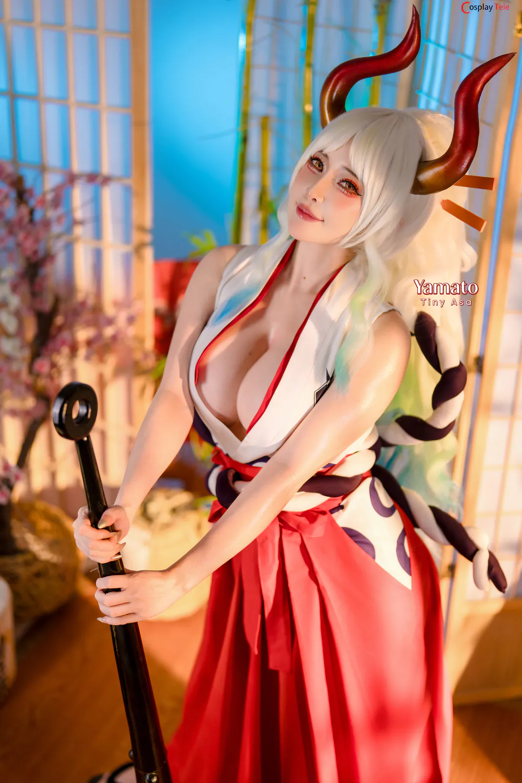 Tiny Asa アサ (tiny.asababy) cosplay Yamato – One Piece “77 photos and 1 video” 第11张图