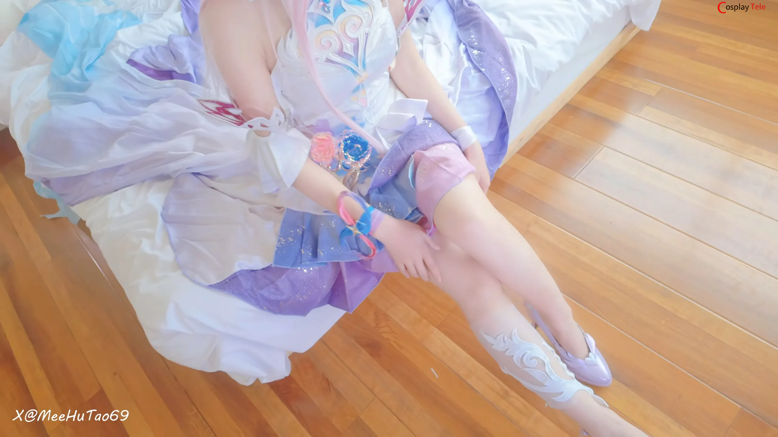米胡桃MeeHutao (MeeHuTao69) cosplay Cyrene – Honkai:Star Rail “20 photos and 1 video” 第2张图