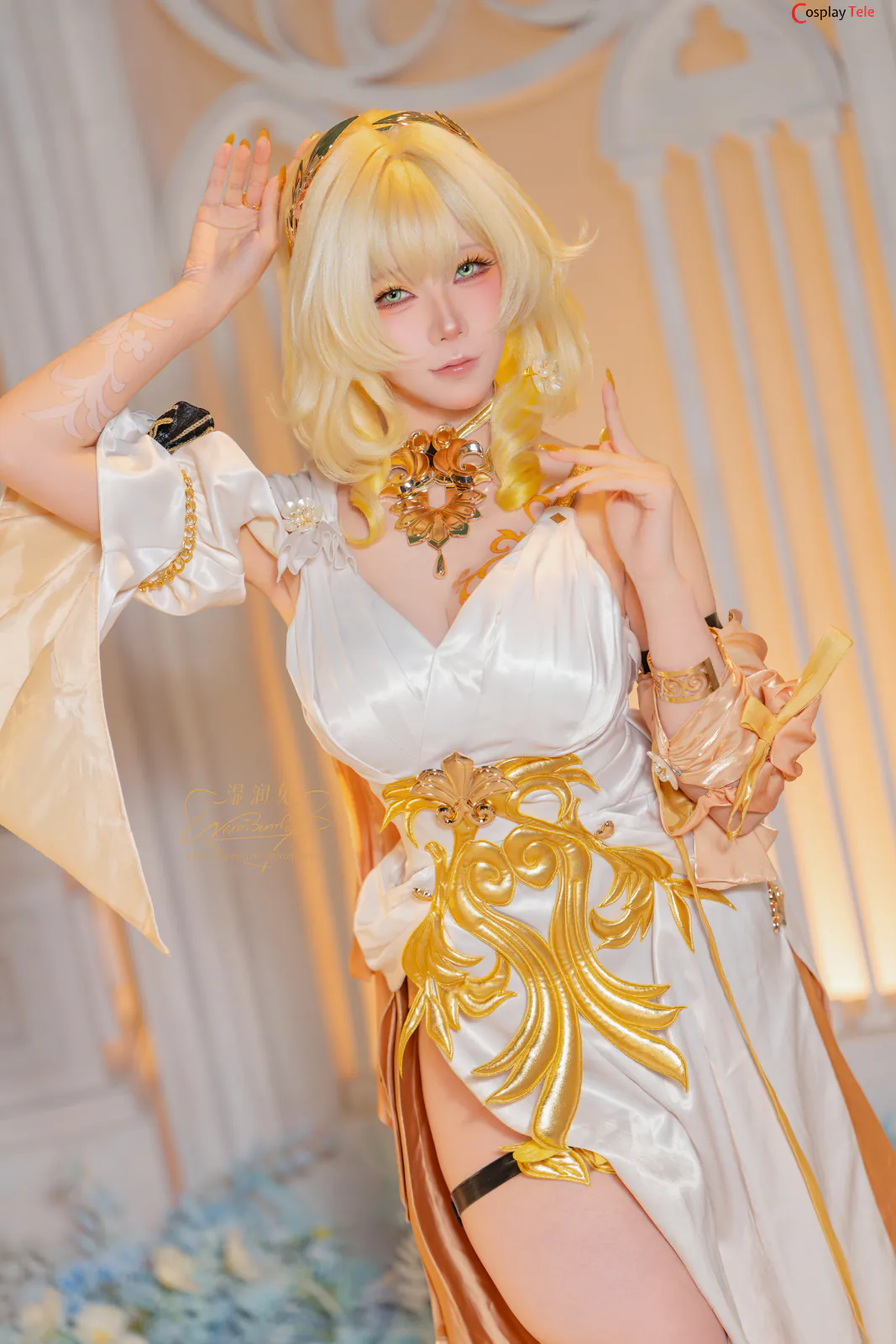 咬一口兔娘ovo (Yaokoututu) cosplay Aglaea – Honkai:Star Rail “143 photos and 4 videos” 第10张图