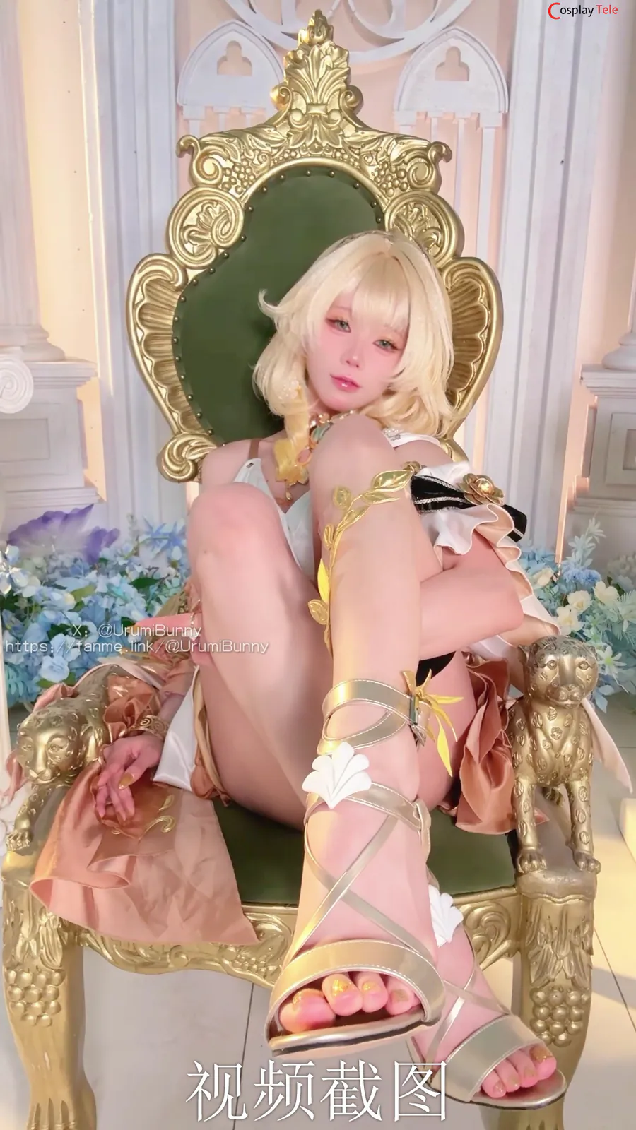 咬一口兔娘ovo (Yaokoututu) cosplay Aglaea – Honkai:Star Rail “143 photos and 4 videos” 第129张图