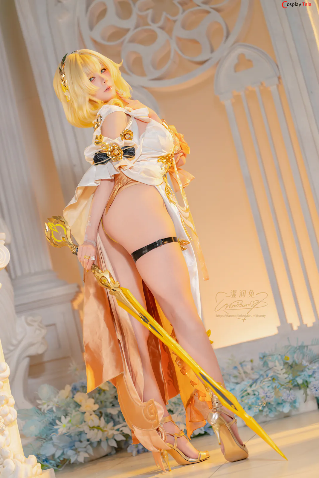 咬一口兔娘ovo (Yaokoututu) cosplay Aglaea – Honkai:Star Rail “143 photos and 4 videos” 第18张图