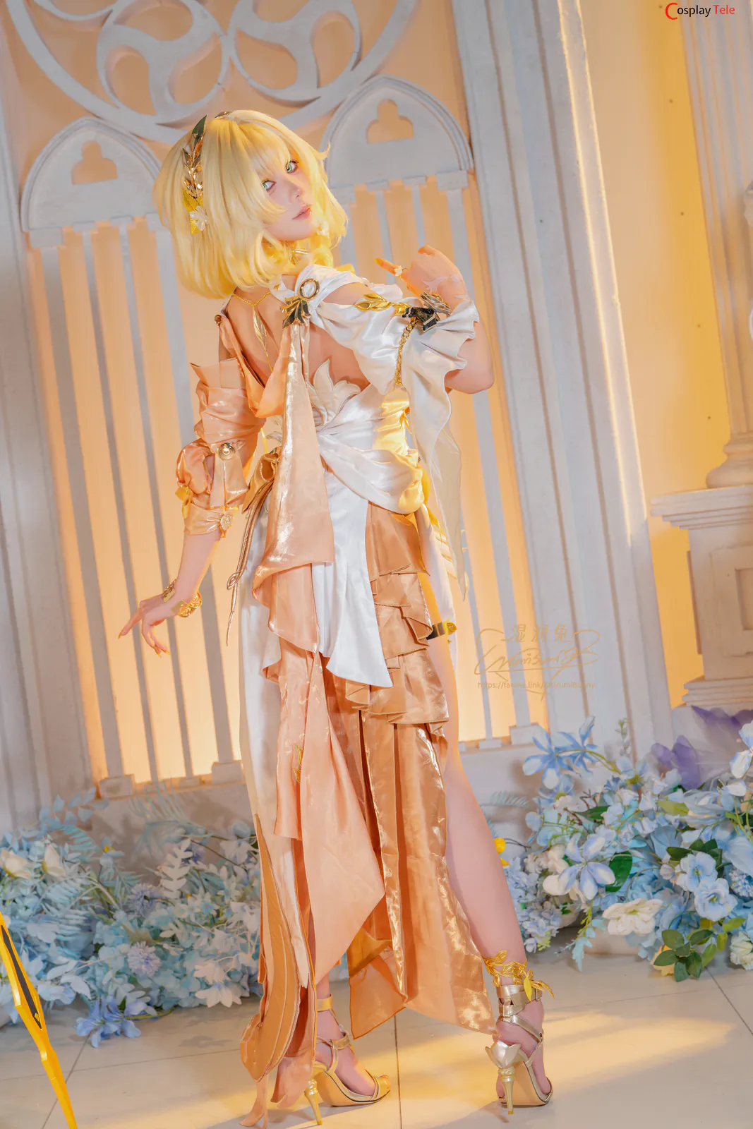 咬一口兔娘ovo (Yaokoututu) cosplay Aglaea – Honkai:Star Rail “143 photos and 4 videos” 第20张图