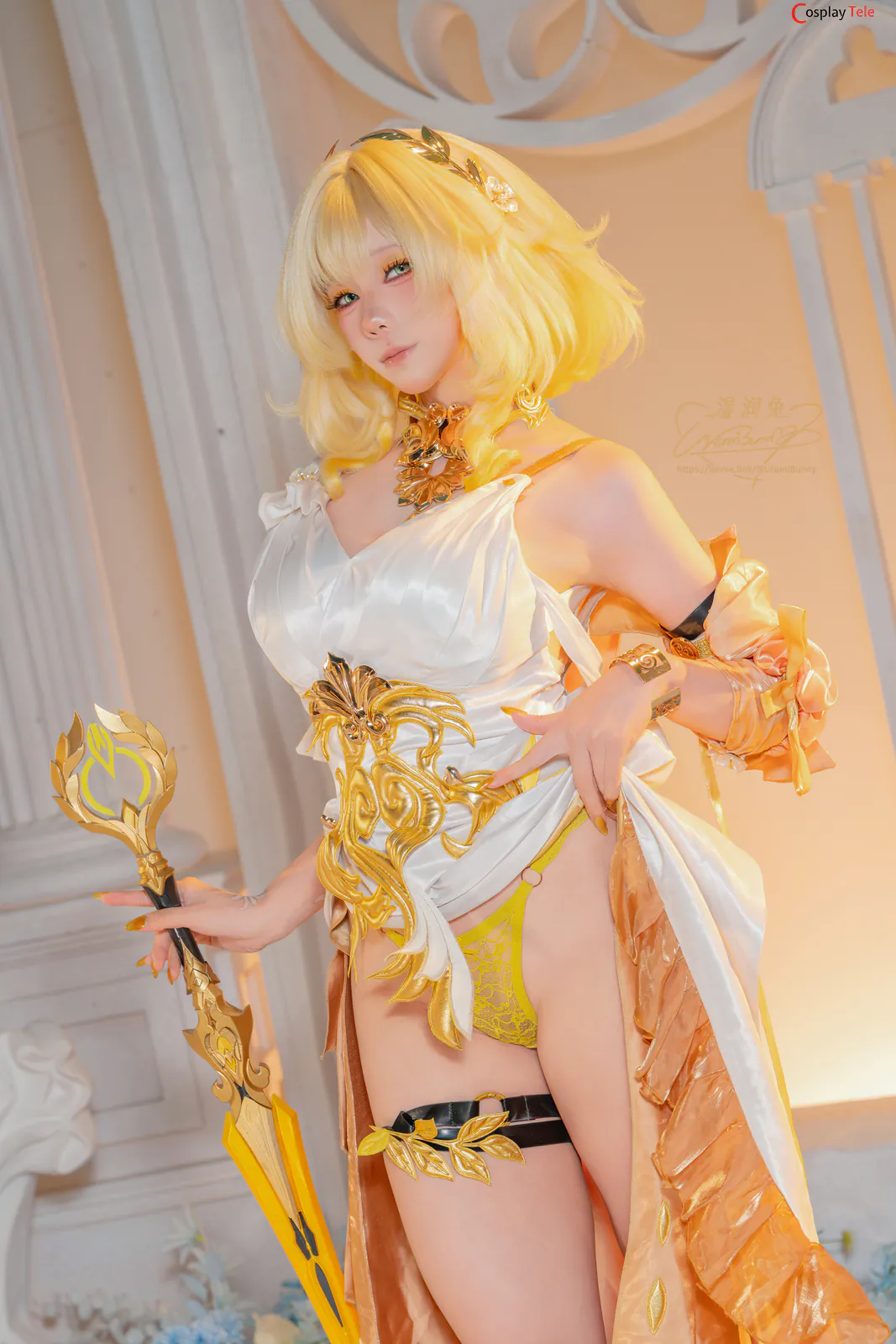 咬一口兔娘ovo (Yaokoututu) cosplay Aglaea – Honkai:Star Rail “143 photos and 4 videos” 第21张图