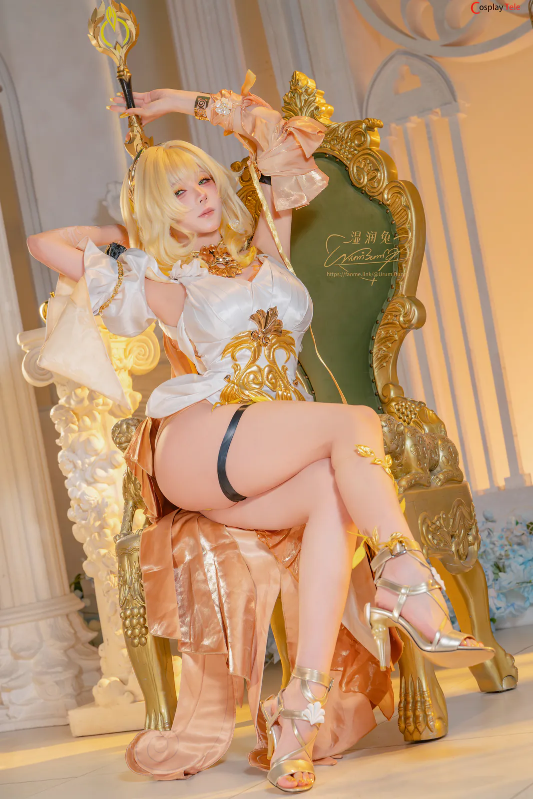 咬一口兔娘ovo (Yaokoututu) cosplay Aglaea – Honkai:Star Rail “143 photos and 4 videos” 第37张图