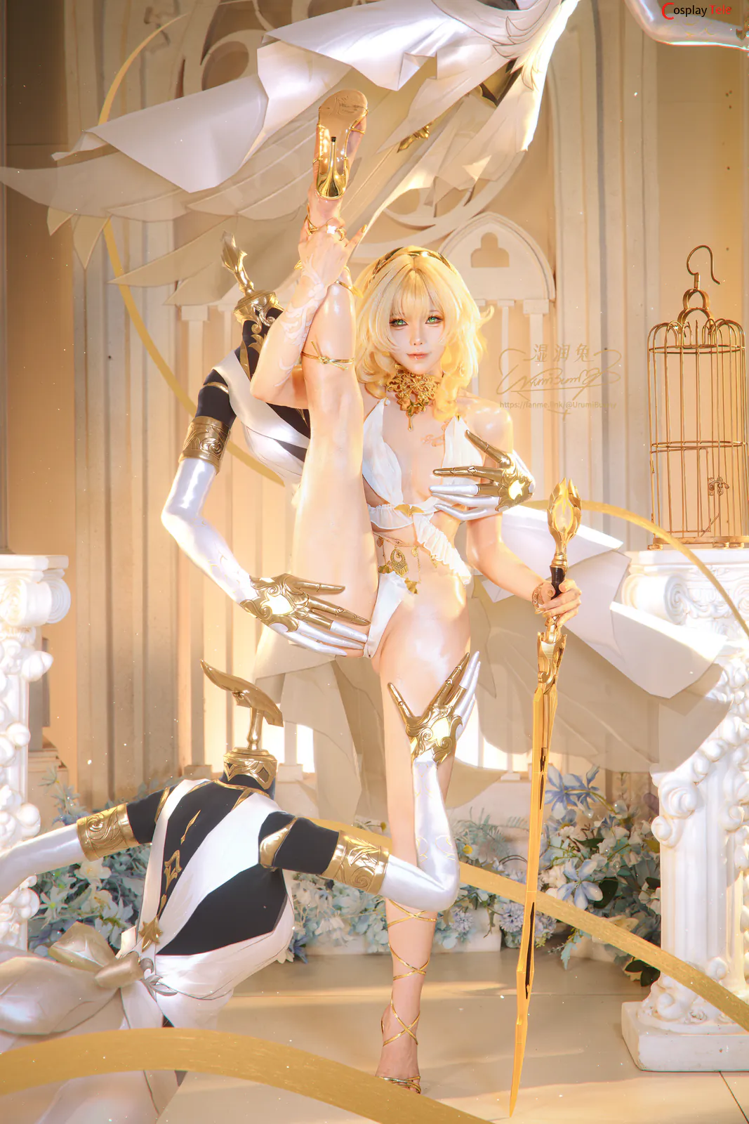 咬一口兔娘ovo (Yaokoututu) cosplay Aglaea – Honkai:Star Rail “143 photos and 4 videos” 第4张图