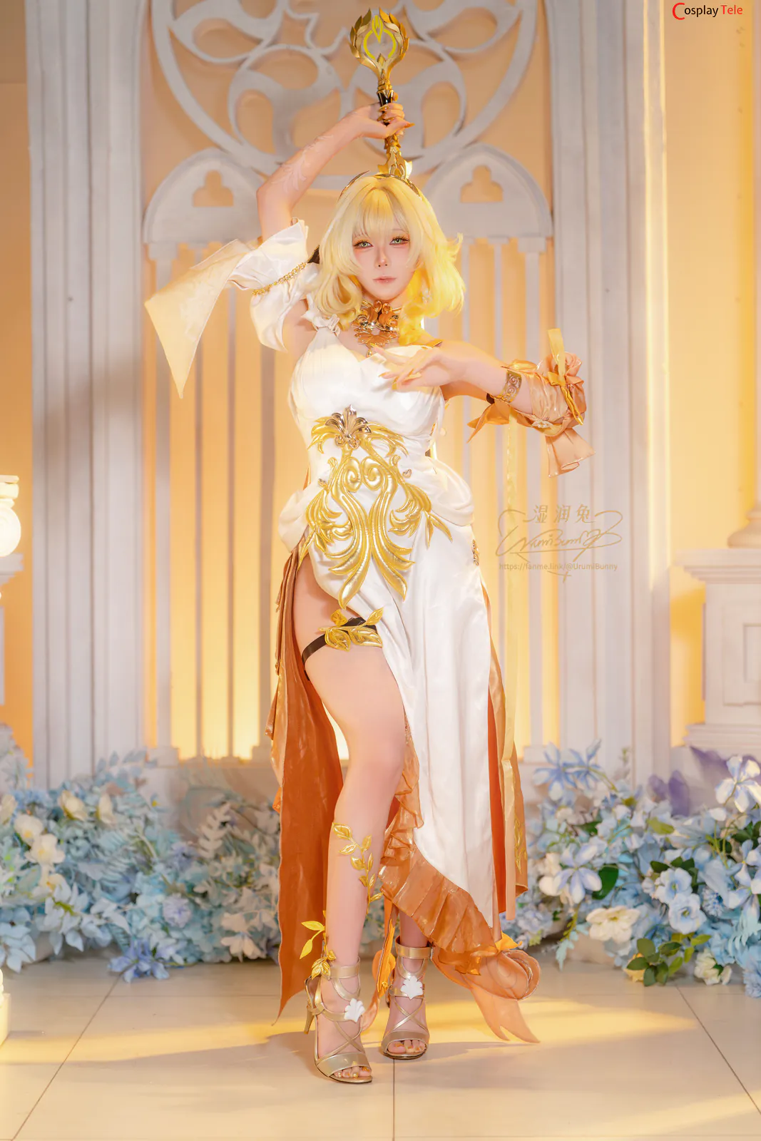咬一口兔娘ovo (Yaokoututu) cosplay Aglaea – Honkai:Star Rail “143 photos and 4 videos” 第6张图