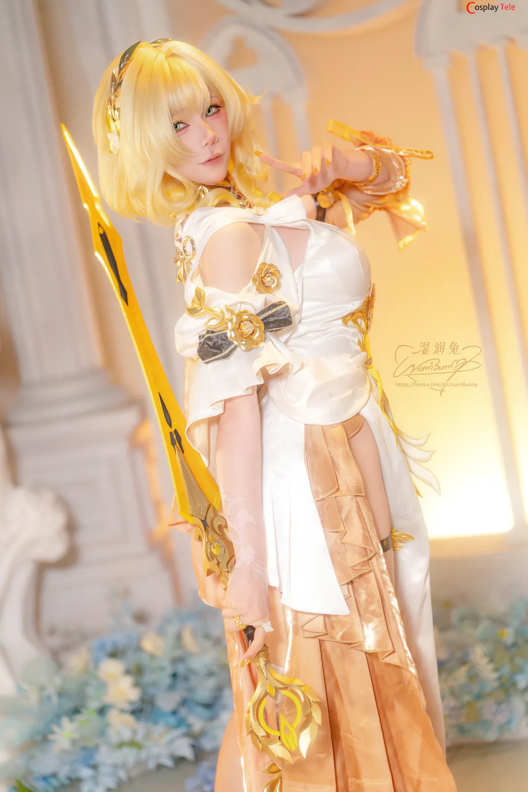 咬一口兔娘ovo (Yaokoututu) cosplay Aglaea – Honkai:Star Rail “143 photos and 4 videos” 第7张图