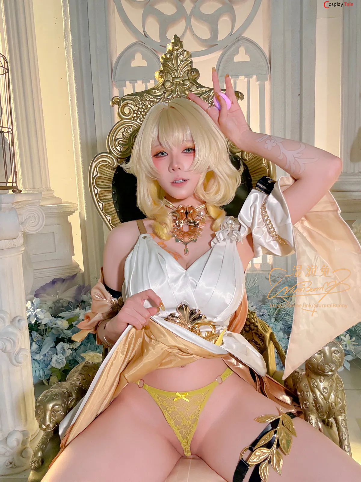 咬一口兔娘ovo (Yaokoututu) cosplay Aglaea – Honkai:Star Rail “143 photos and 4 videos” 第87张图
