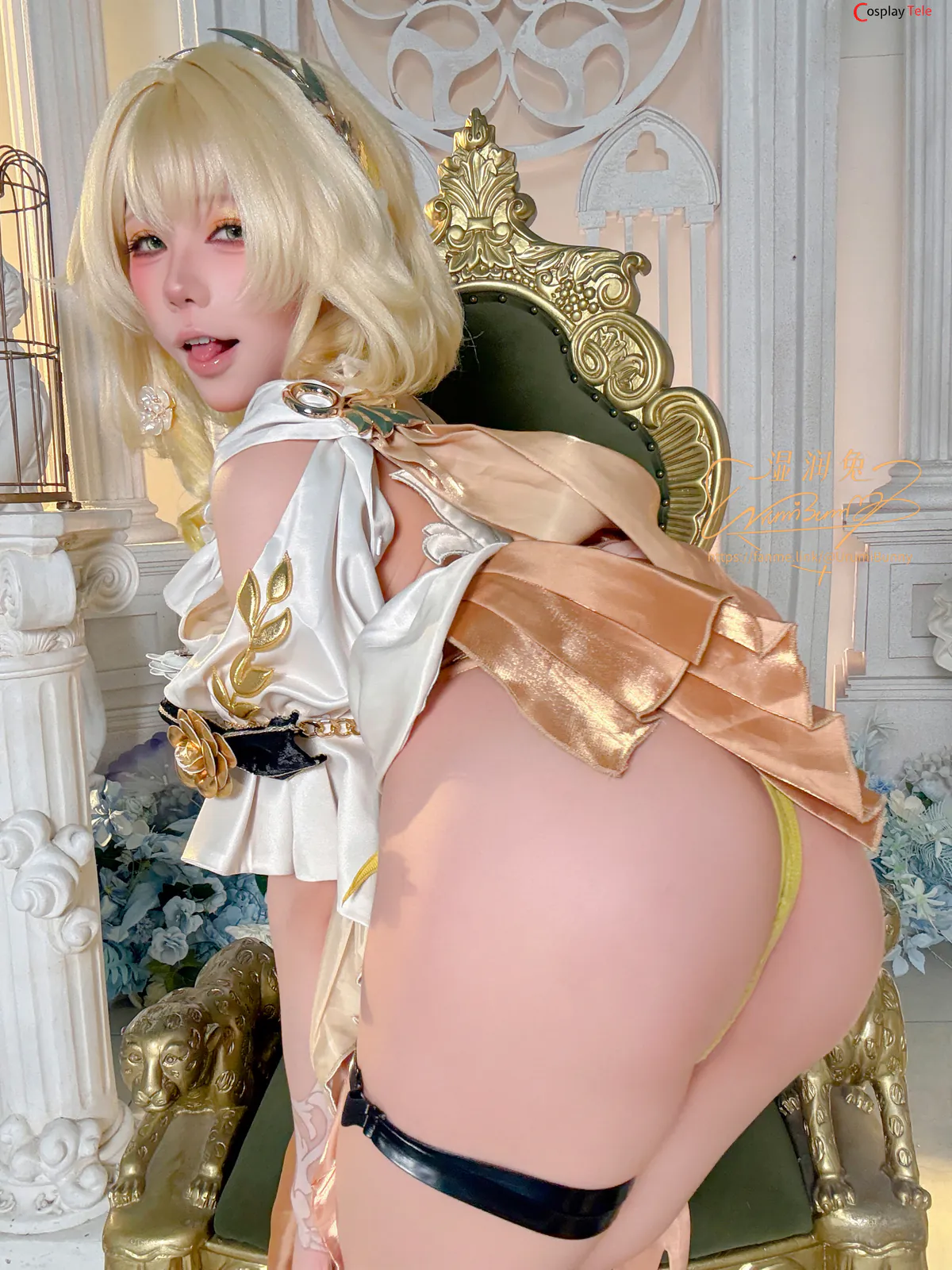 咬一口兔娘ovo (Yaokoututu) cosplay Aglaea – Honkai:Star Rail “143 photos and 4 videos” 第88张图