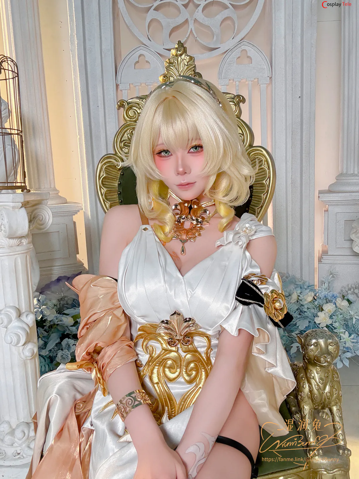 咬一口兔娘ovo (Yaokoututu) cosplay Aglaea – Honkai:Star Rail “143 photos and 4 videos” 第90张图