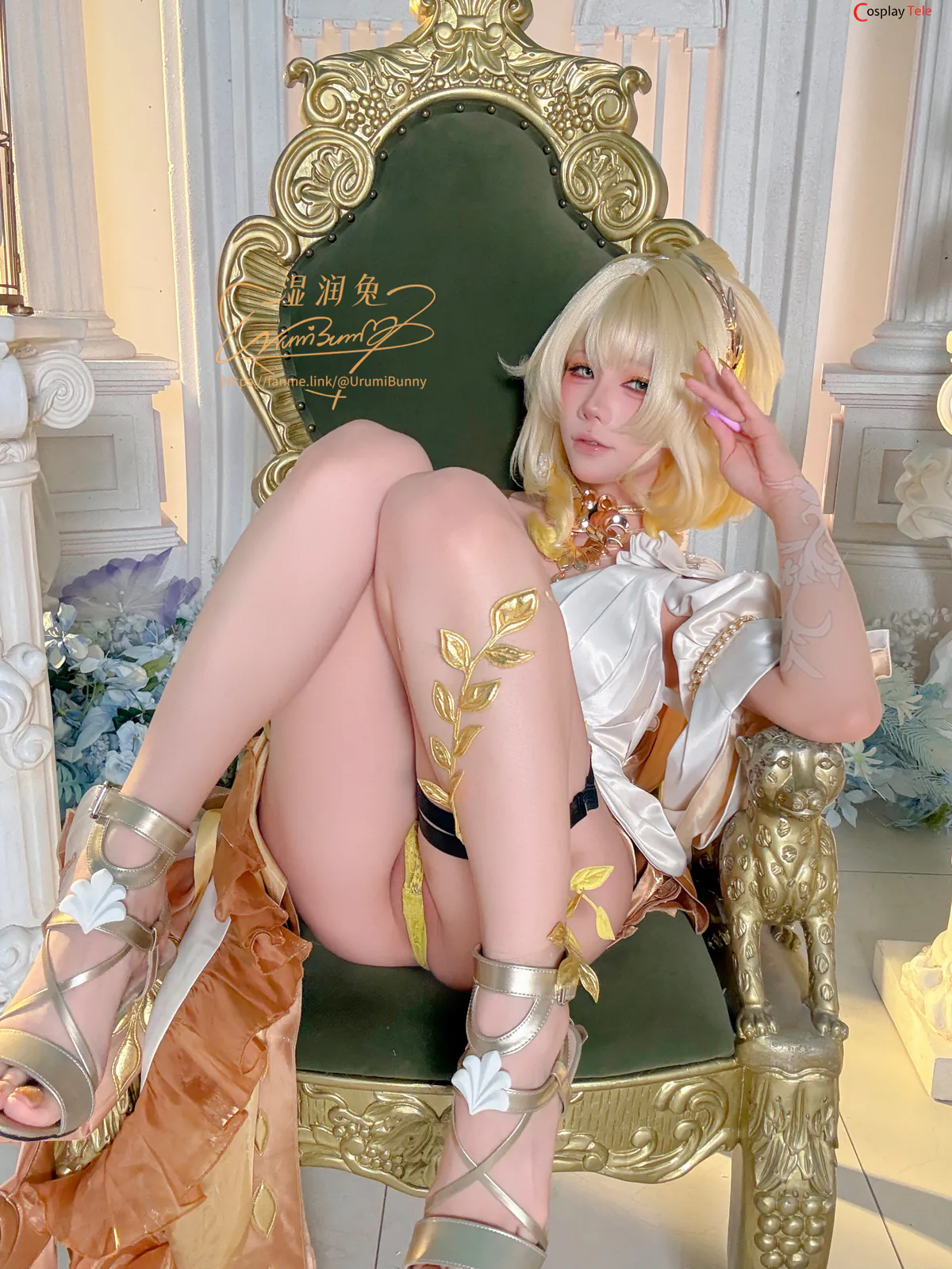 咬一口兔娘ovo (Yaokoututu) cosplay Aglaea – Honkai:Star Rail “143 photos and 4 videos” 第99张图