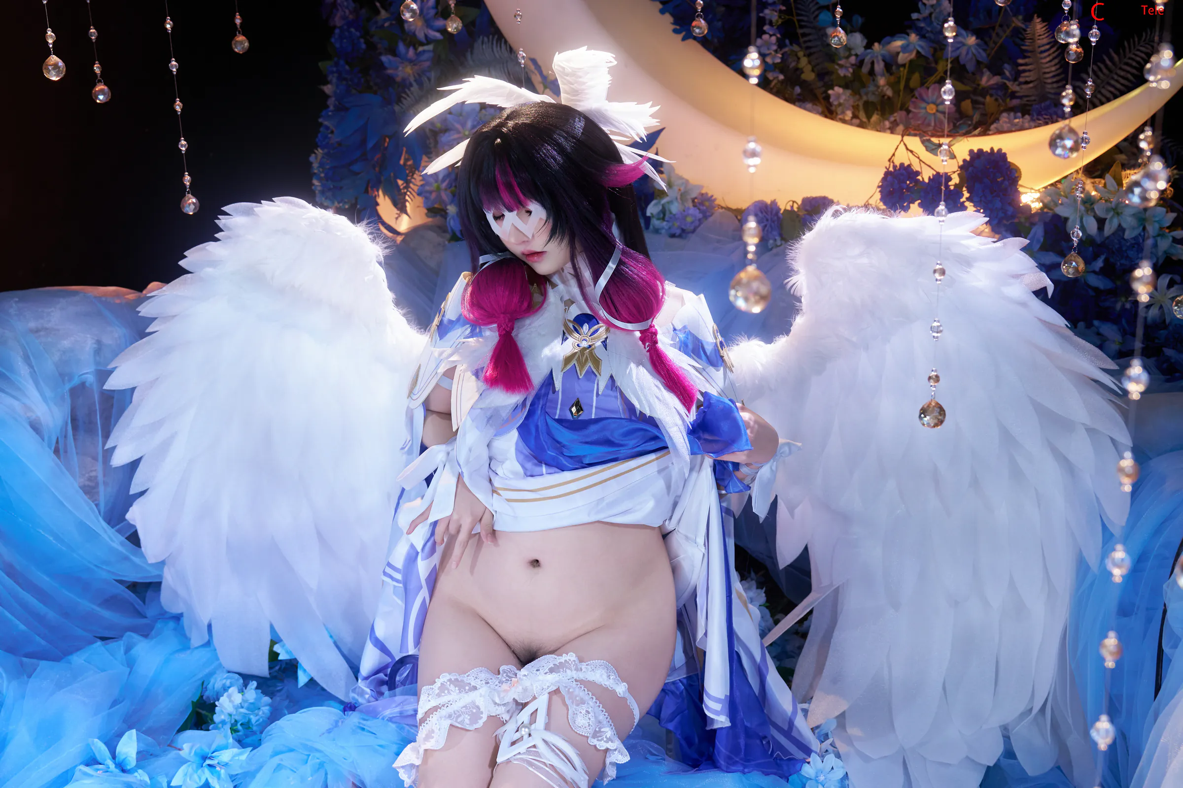 阿薰kaOri (axunkaOri) cosplay Columbina – Genshin Impact – Part 1 “148 photos and 16 videos” 第31张图