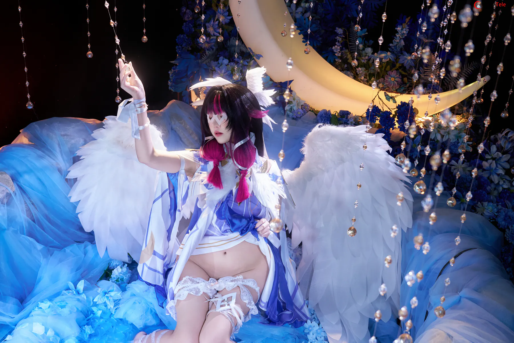 阿薰kaOri (axunkaOri) cosplay Columbina – Genshin Impact – Part 1 “148 photos and 16 videos” 第32张图