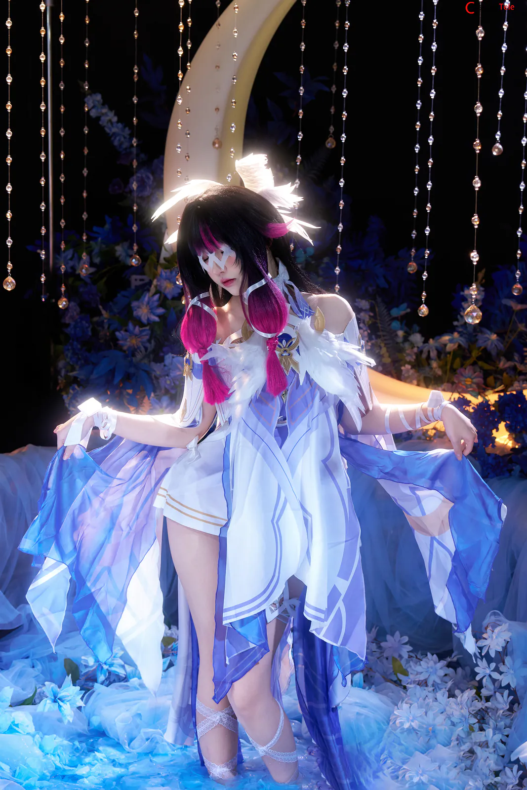 阿薰kaOri (axunkaOri) cosplay Columbina – Genshin Impact – Part 1 “148 photos and 16 videos” 第3张图