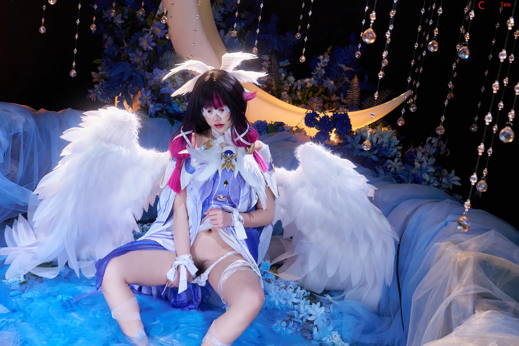 阿薰kaOri (axunkaOri) cosplay Columbina – Genshin Impact – Part 1 “148 photos and 16 videos” 第40张图