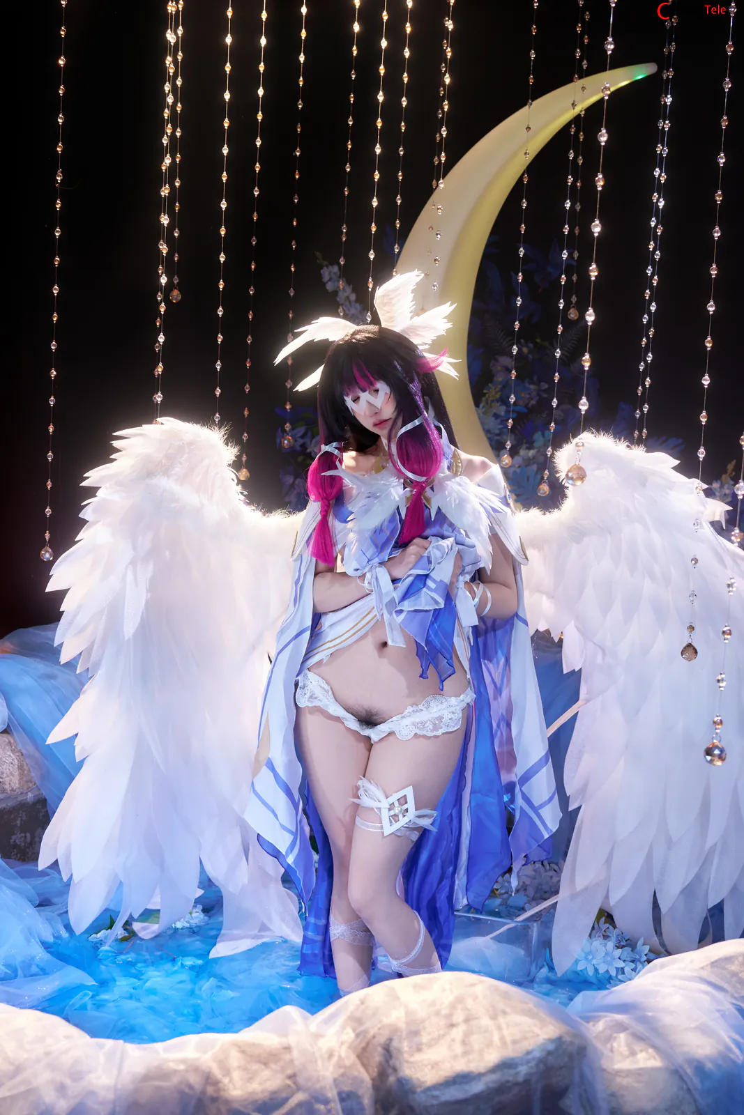 阿薰kaOri (axunkaOri) cosplay Columbina – Genshin Impact – Part 1 “148 photos and 16 videos” 第43张图