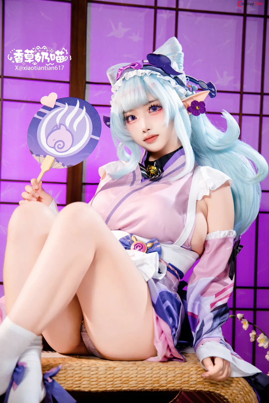 筱田甜 (xiaotiantian617) cosplay Yumemizuki Mizuki – Genshin Impact “178 photos” 第102张图
