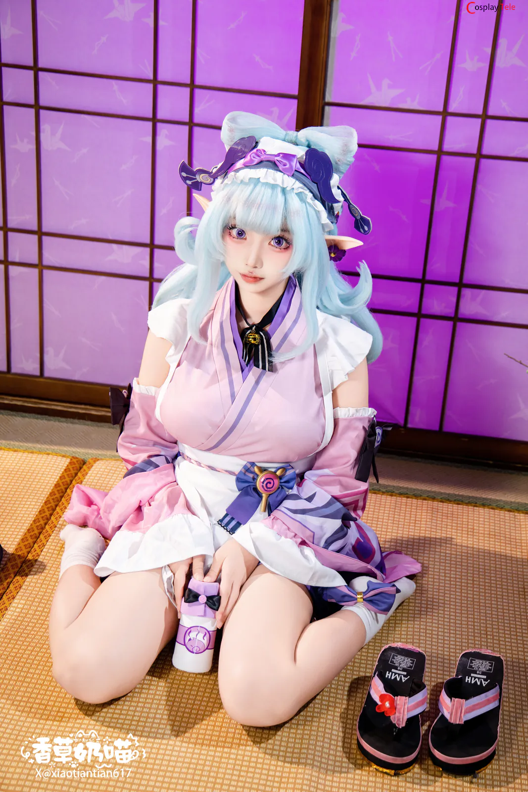 筱田甜 (xiaotiantian617) cosplay Yumemizuki Mizuki – Genshin Impact “178 photos” 第107张图