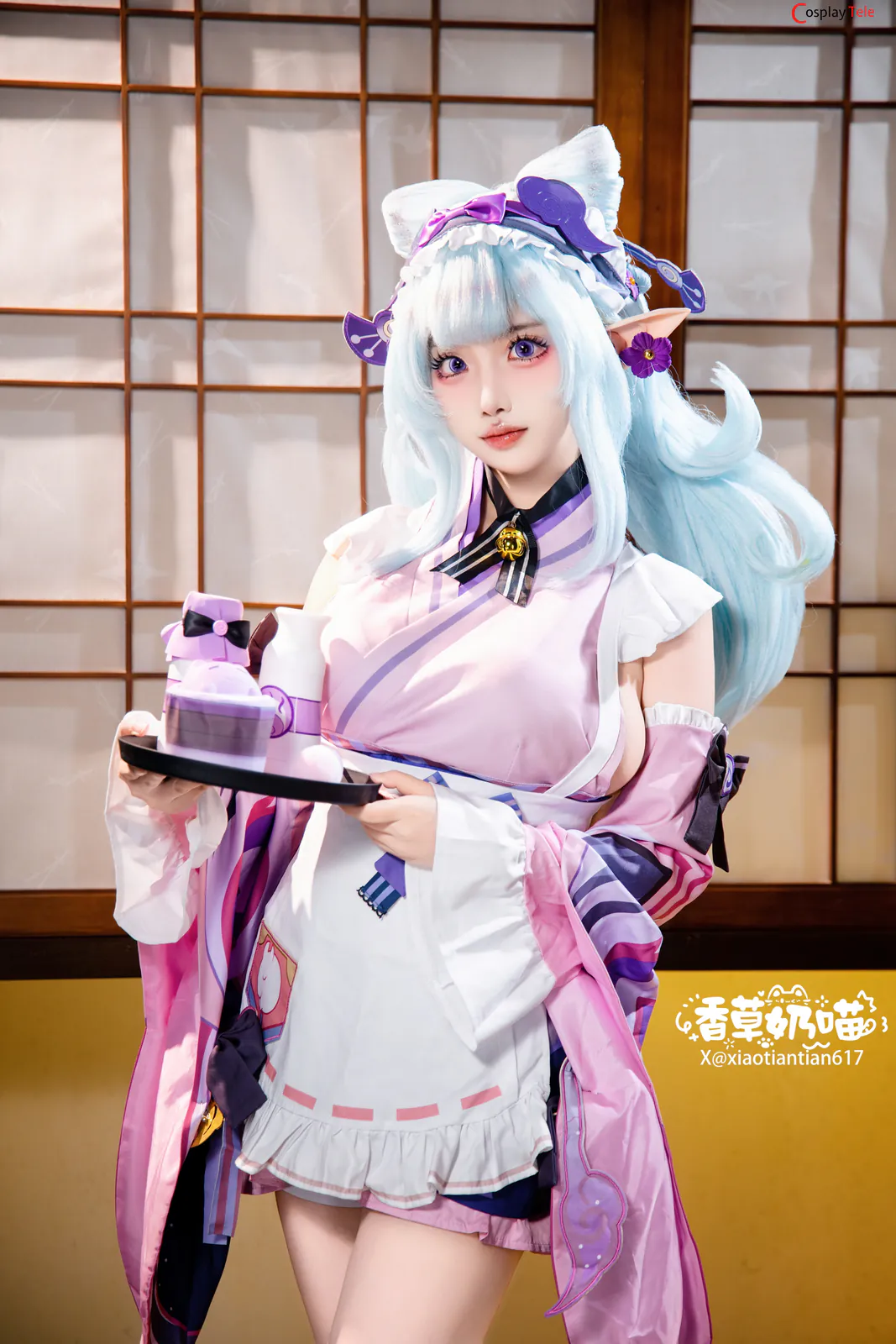 筱田甜 (xiaotiantian617) cosplay Yumemizuki Mizuki – Genshin Impact “178 photos” 第10张图