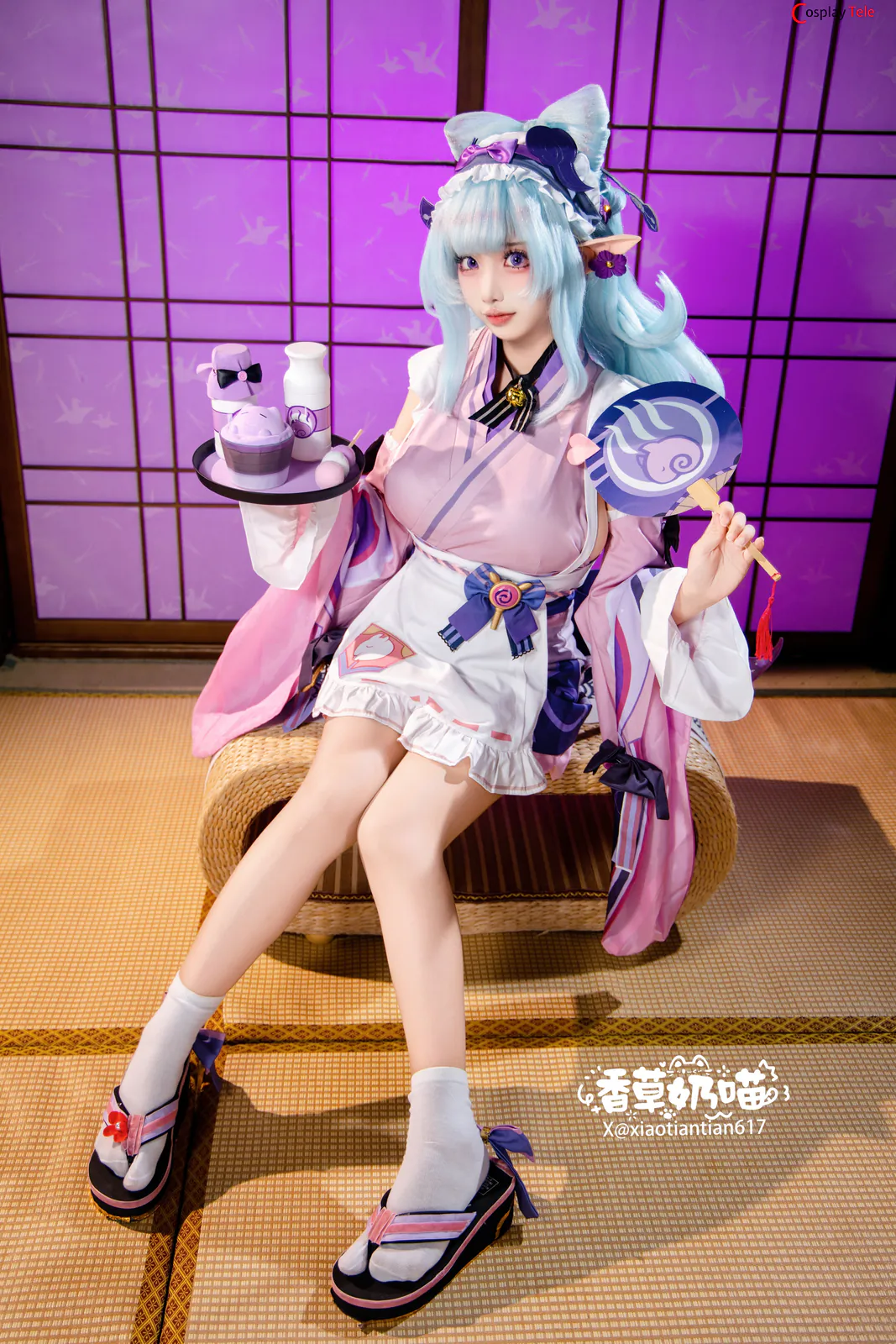 筱田甜 (xiaotiantian617) cosplay Yumemizuki Mizuki – Genshin Impact “178 photos” 第18张图