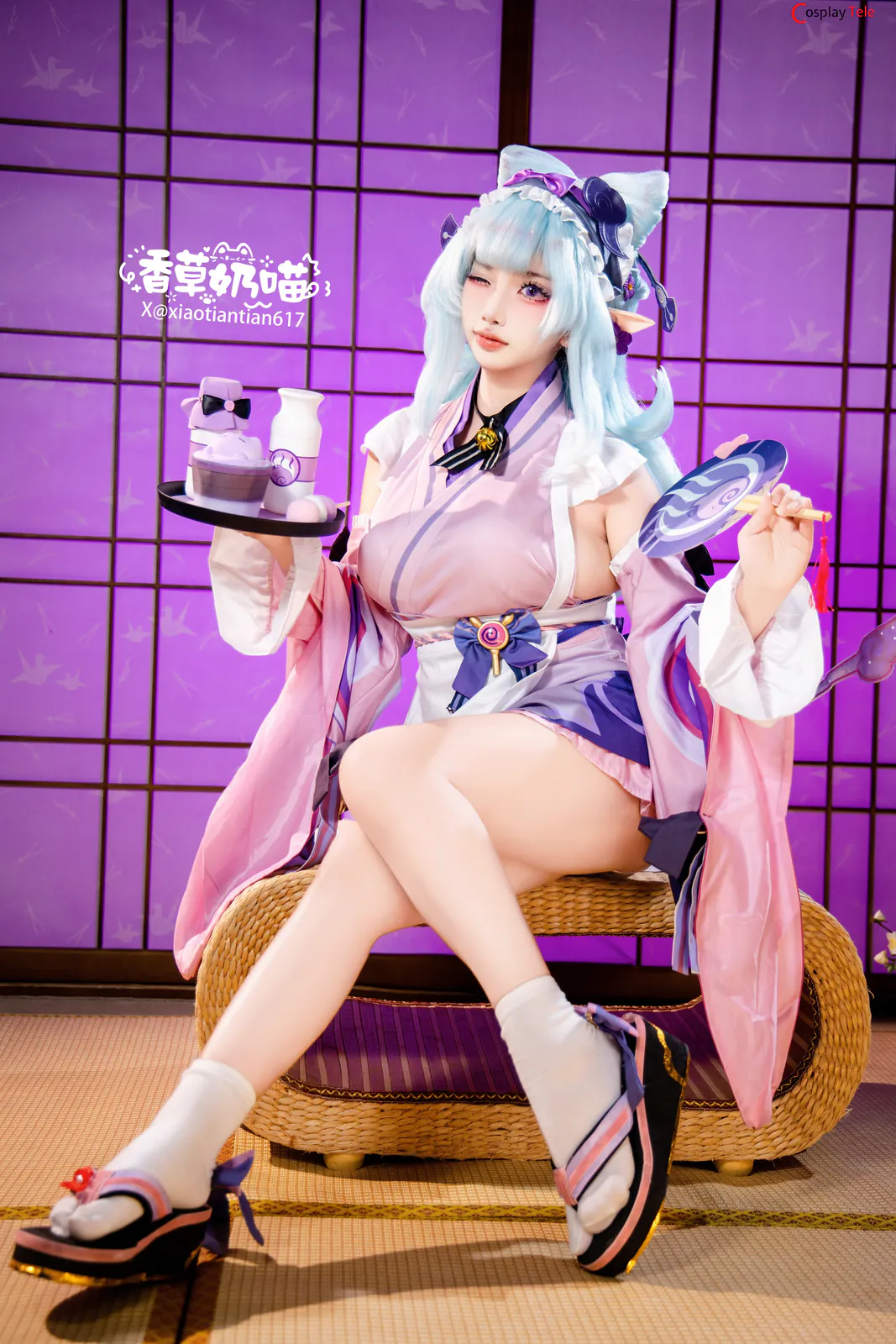 筱田甜 (xiaotiantian617) cosplay Yumemizuki Mizuki – Genshin Impact “178 photos” 第20张图